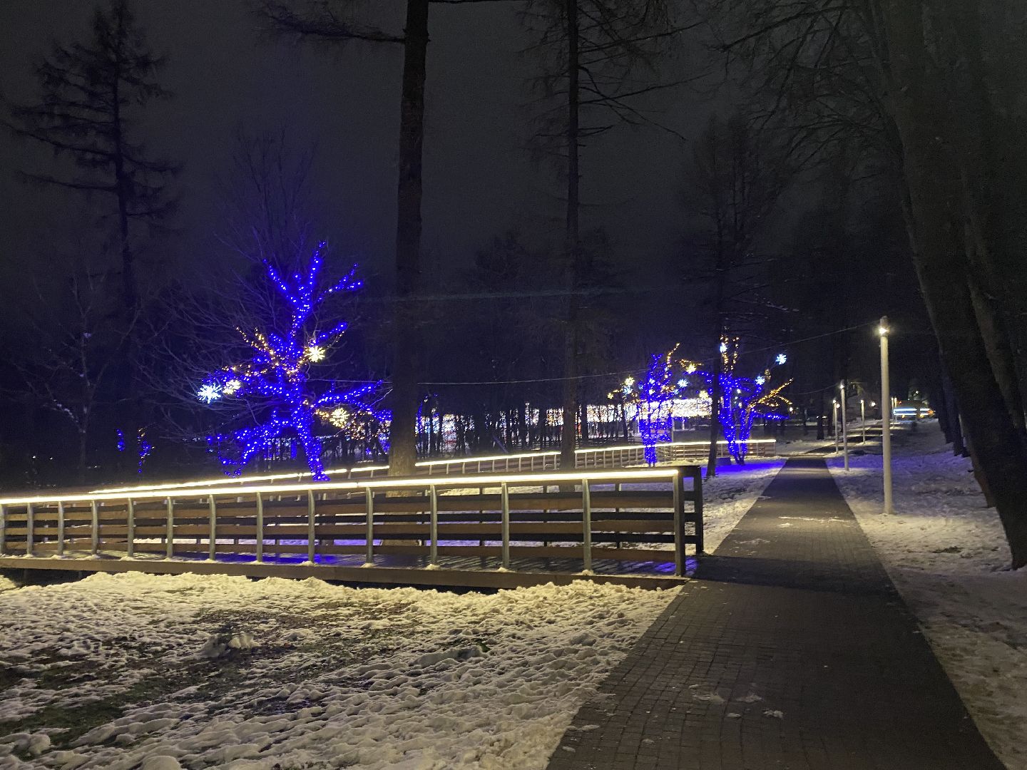 Украшение парка, Праздник, вертикалки,