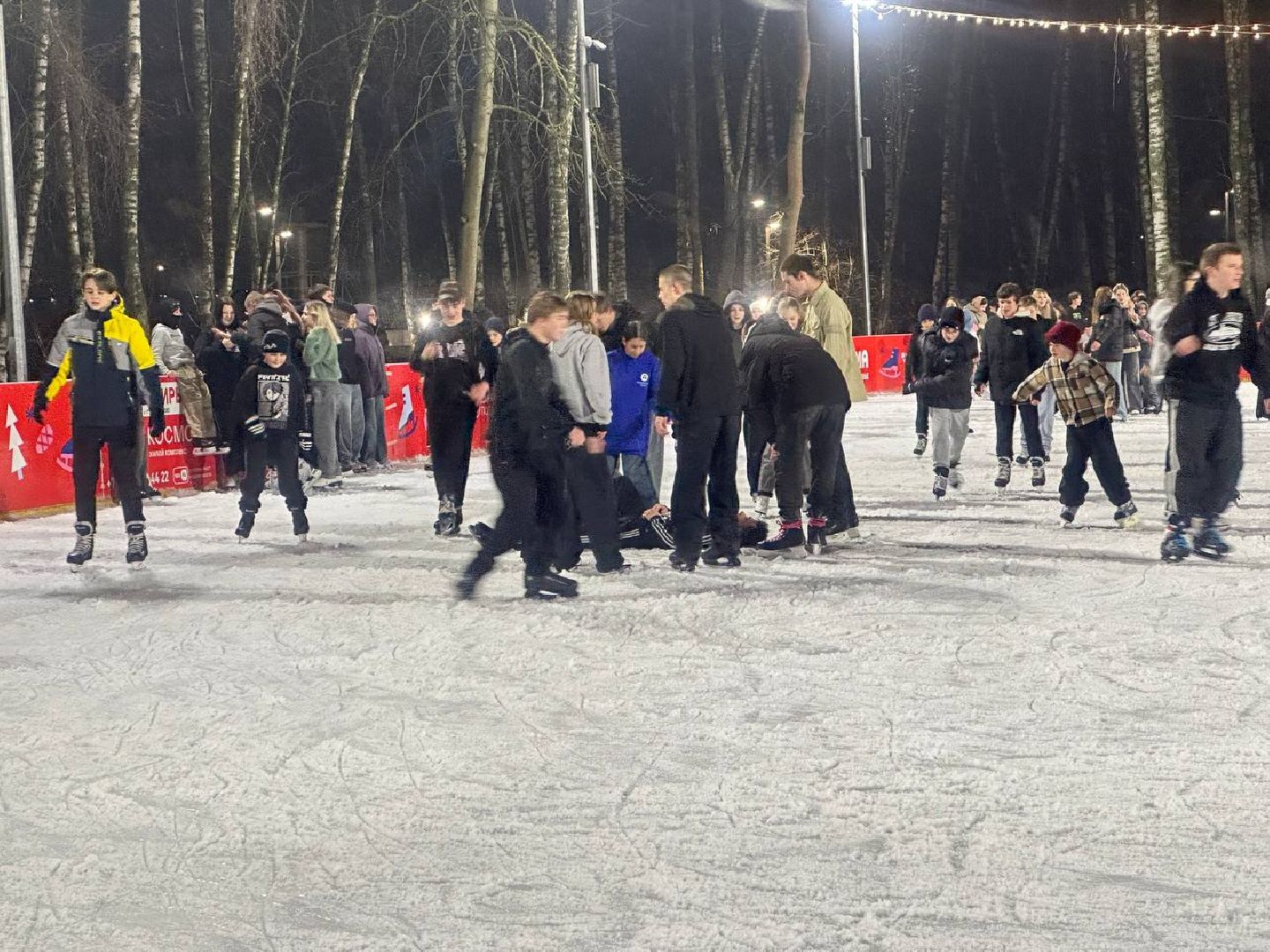 каток, зимний отдых, парки домодедово,