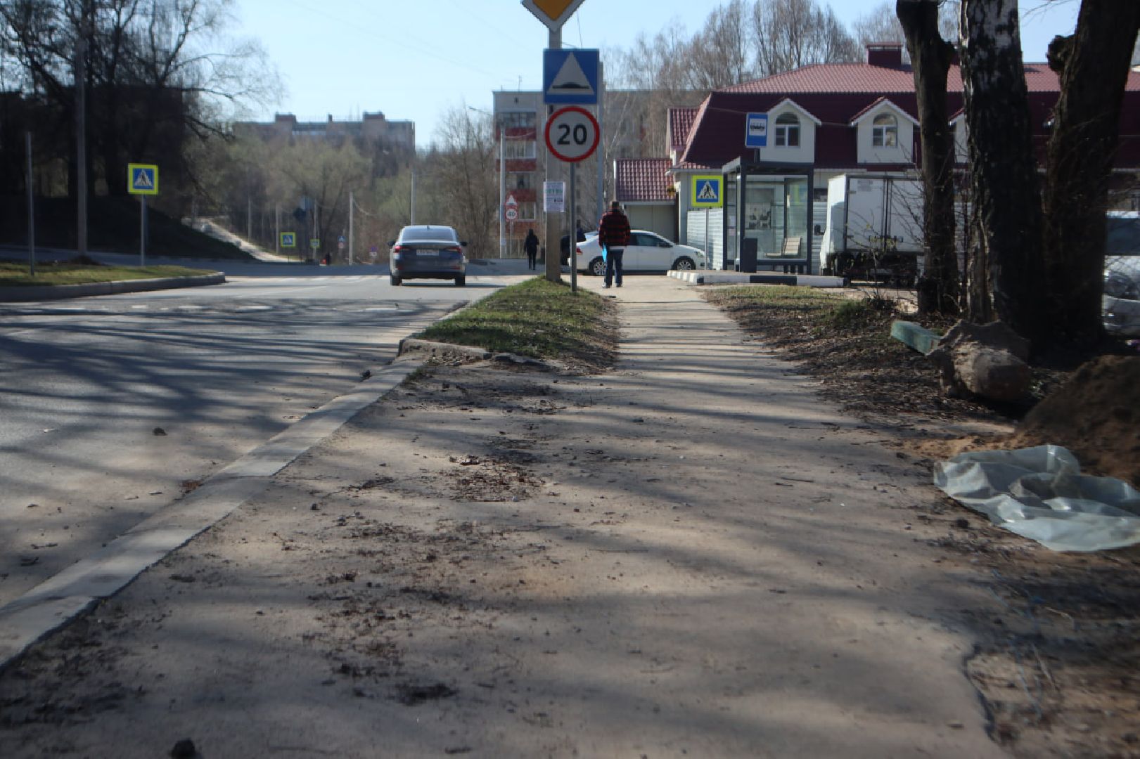 дороги, благоустройство, Пущино