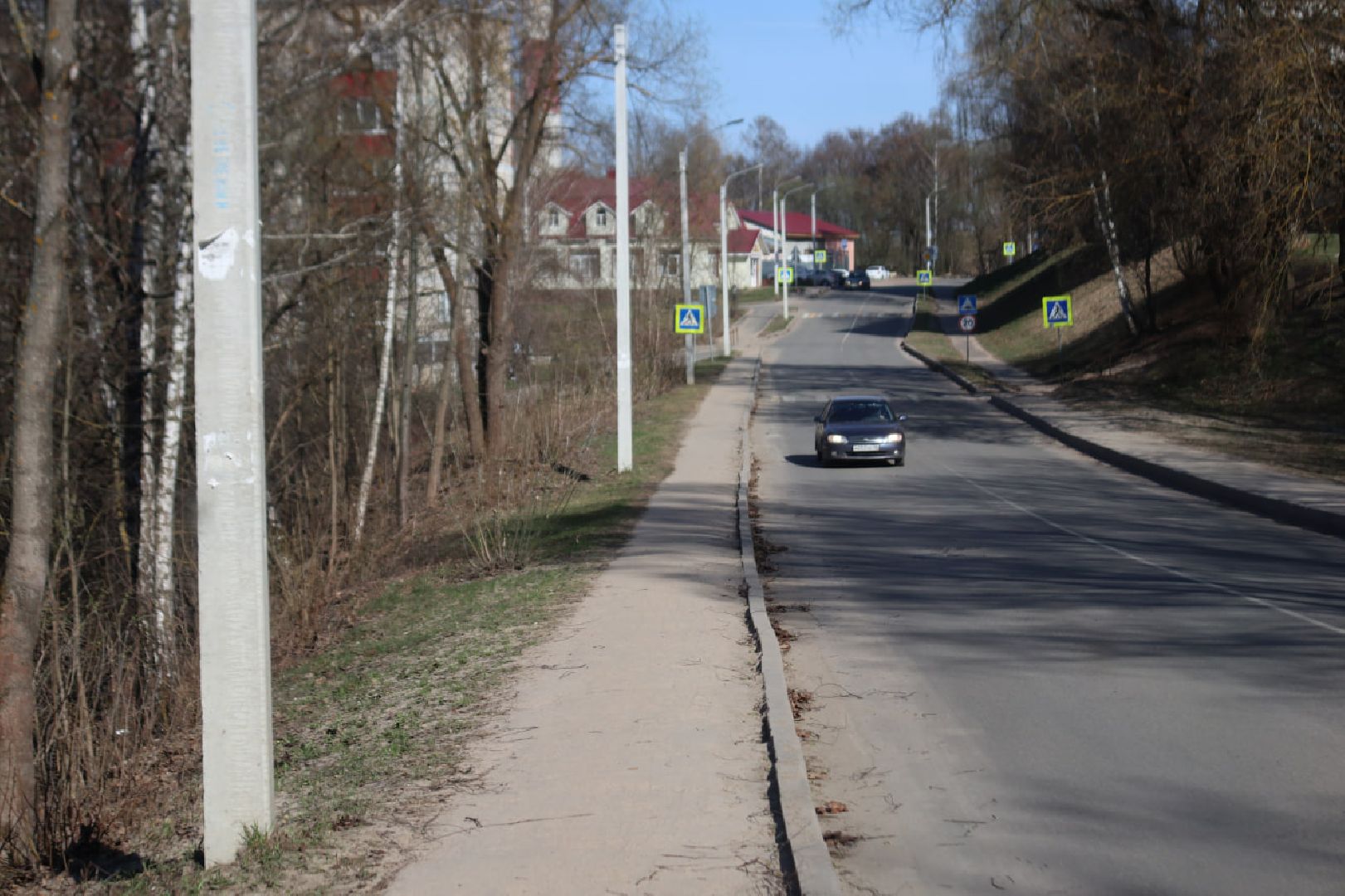 дороги, благоустройство, Пущино