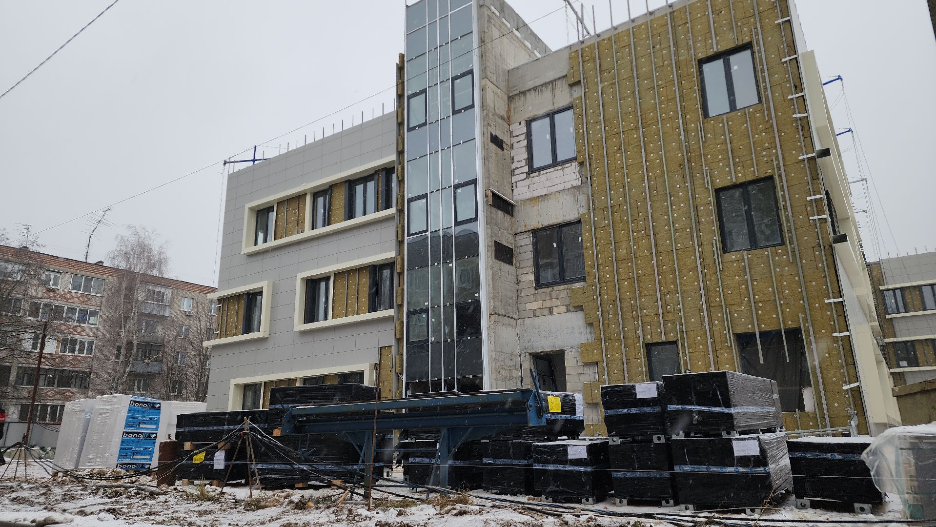 строительство, здравоохранение, поликлиника, Лосино-Петровский, вертикалки,