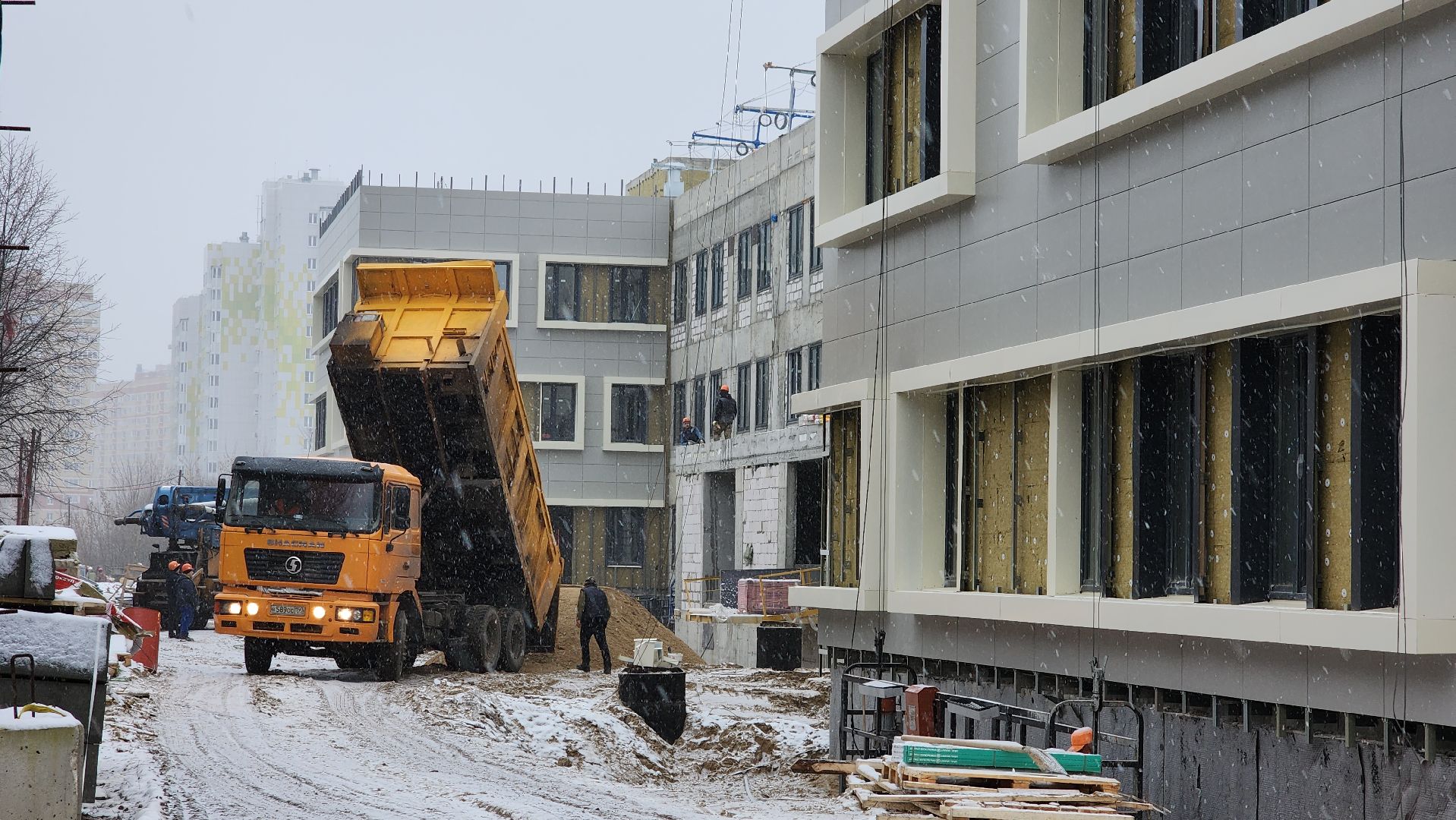 строительство, здравоохранение, поликлиника, Лосино-Петровский, вертикалки,