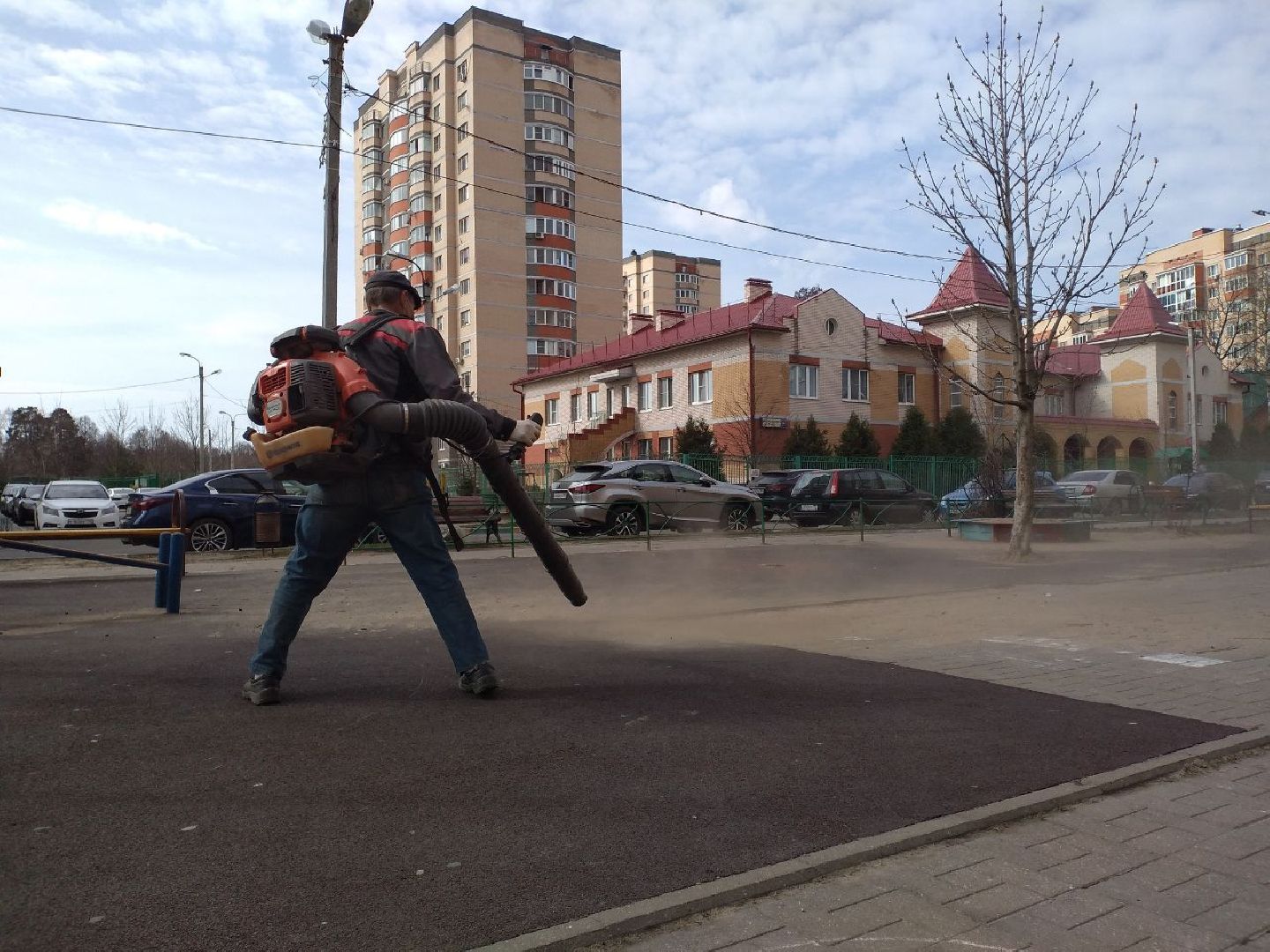 благоустройство, детские площадки, уборка, Лосино-Петровский