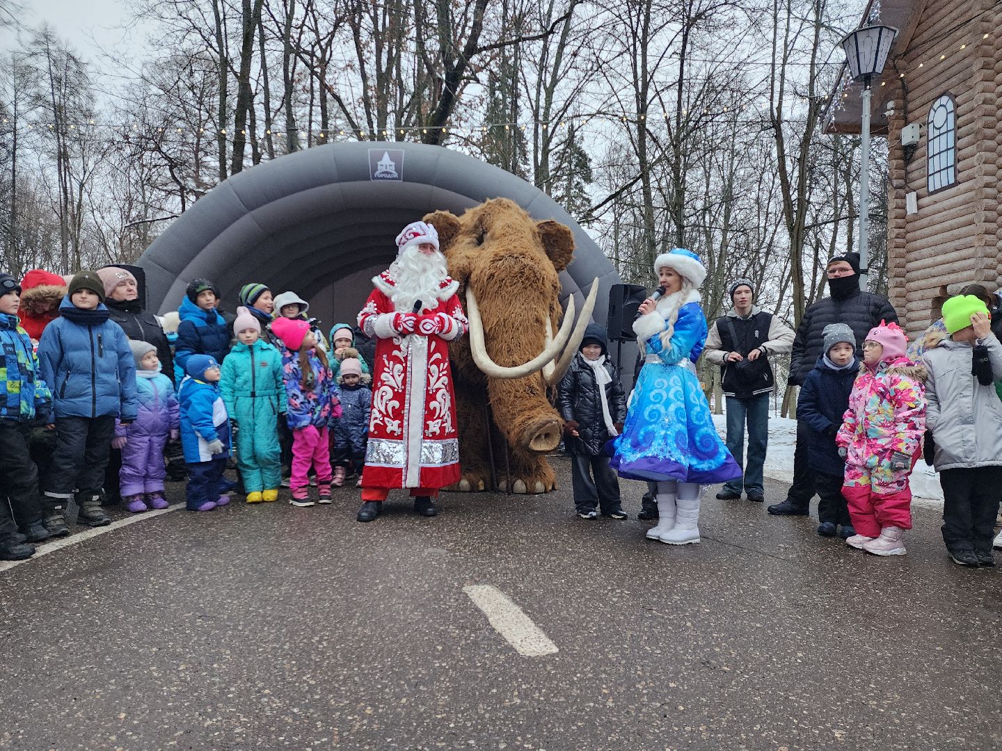 парк, праздник, первый день зимы, резиденция деда мороза, дед мороз, парк городок, руза, рузский городской округ, вертикалки, зима в подмосковье,