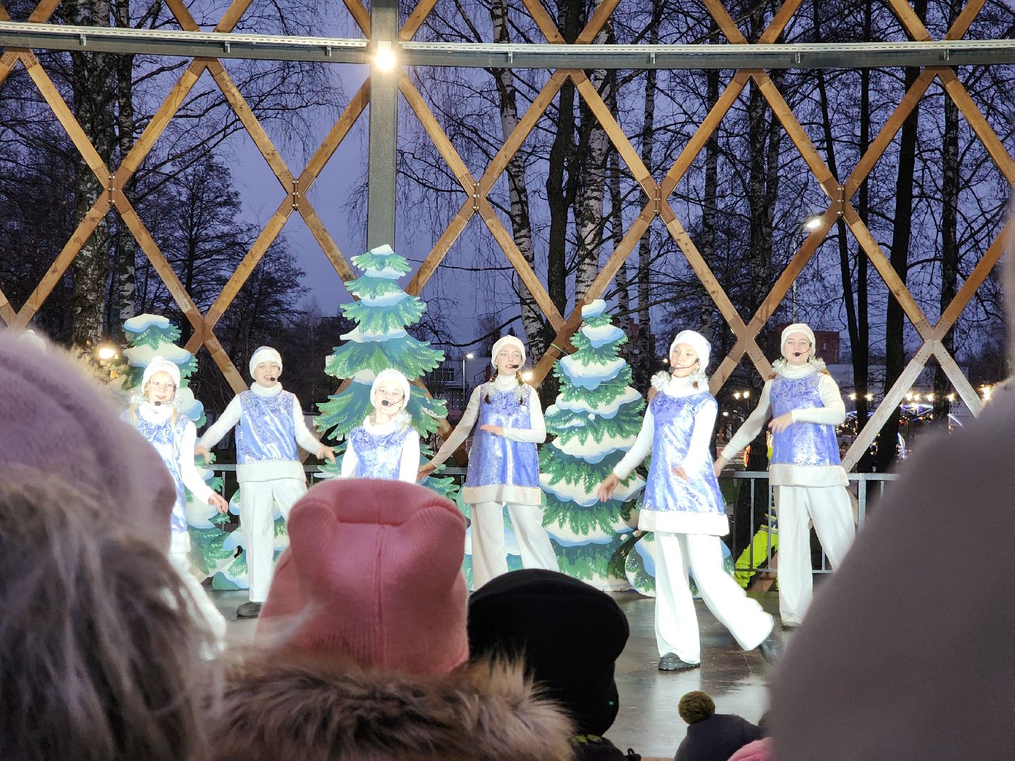 зима в подмосковье, Егорьевск, Московская область, Парк 200 лет Егорьевску», новый год, дед мороз, резиденция деда мороза, вертикалка, вертикальное видео,