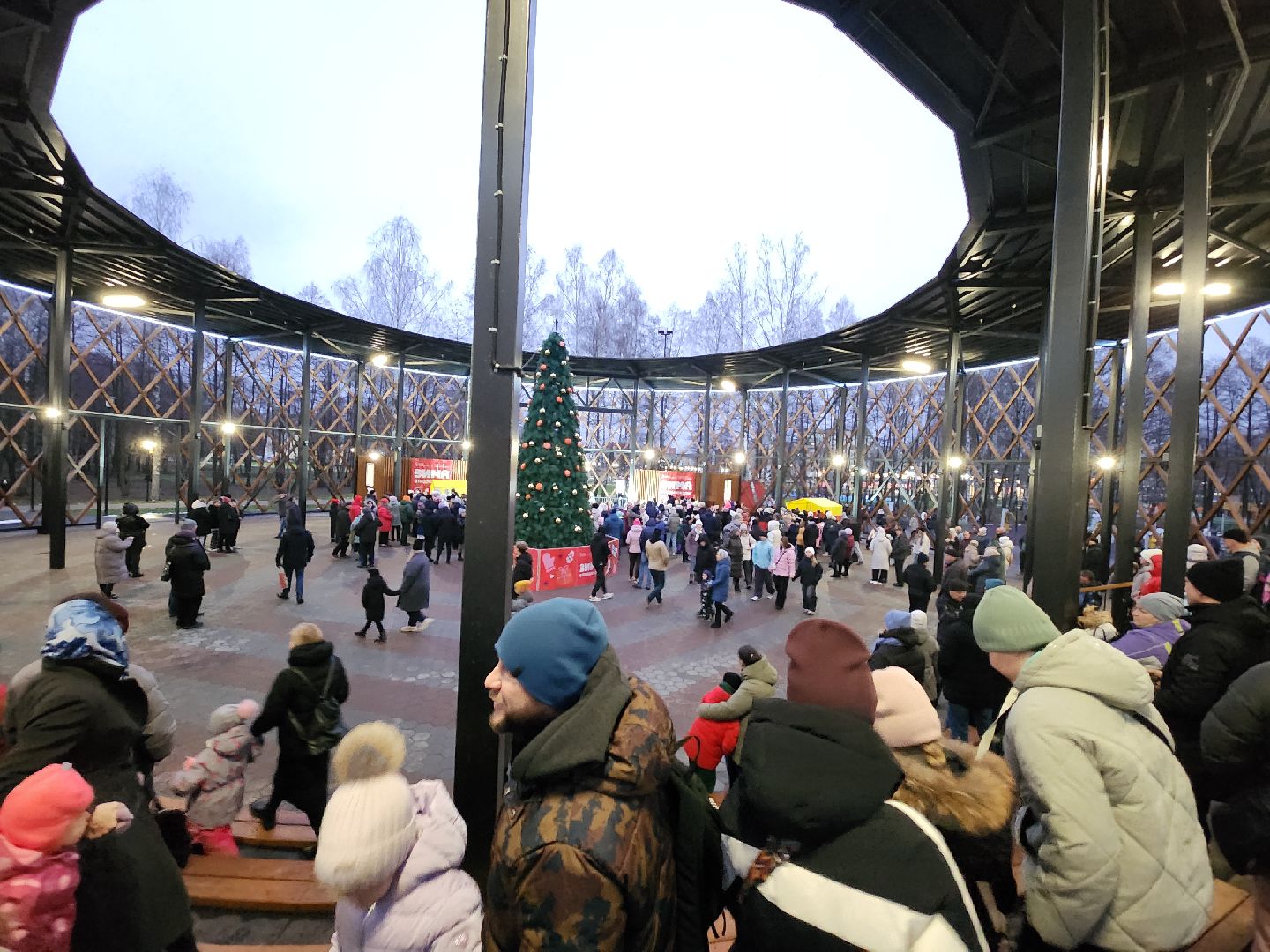 зима в подмосковье, Егорьевск, Московская область, Парк 200 лет Егорьевску», новый год, дед мороз, резиденция деда мороза, вертикалка, вертикальное видео,