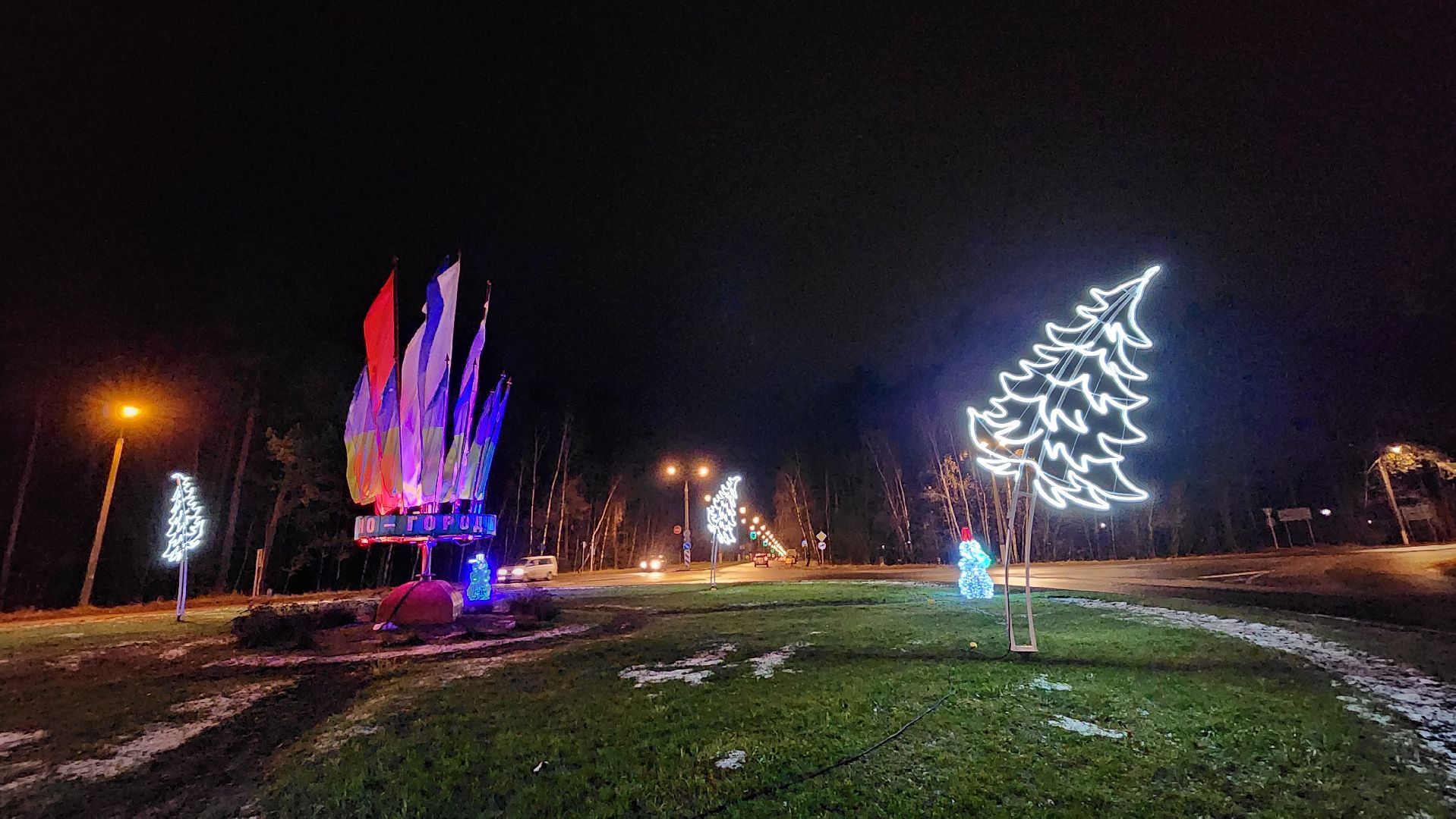 снеговички, украшают город, иллюминация, протвино, г о серпухов, вертикалки,