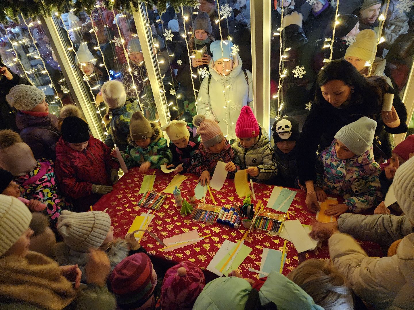 Чехов, парк культуры и отдыха, резиденция деда мороза, почта деда мороза, открытие, праздничная программа, мастер-классы, Зима в Подмосковье, вертикалки,