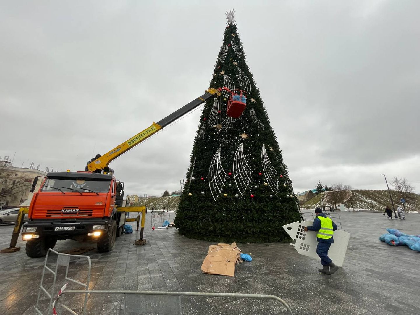 дмитров, советская площадь, зима в подмосковье, вертикалки,