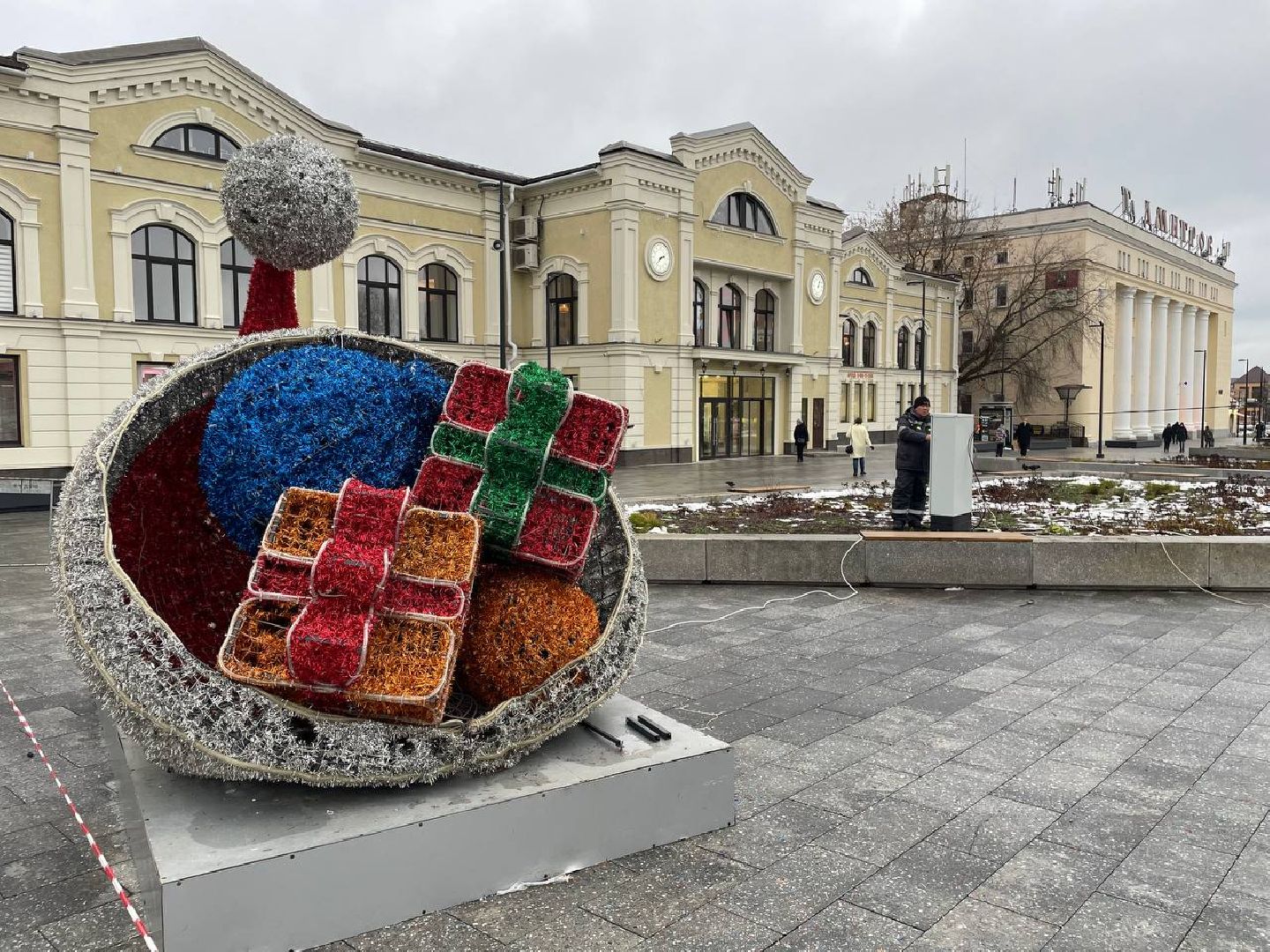 дмитров, советская площадь, зима в подмосковье, вертикалки,