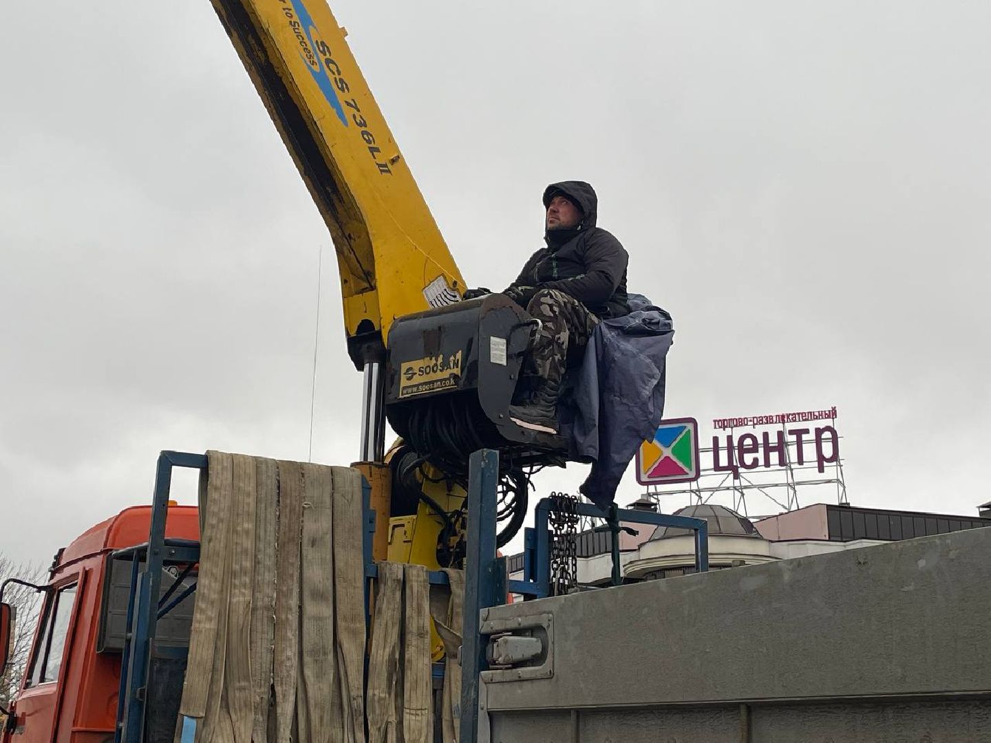 дмитров, советская площадь, зима в подмосковье, вертикалки,