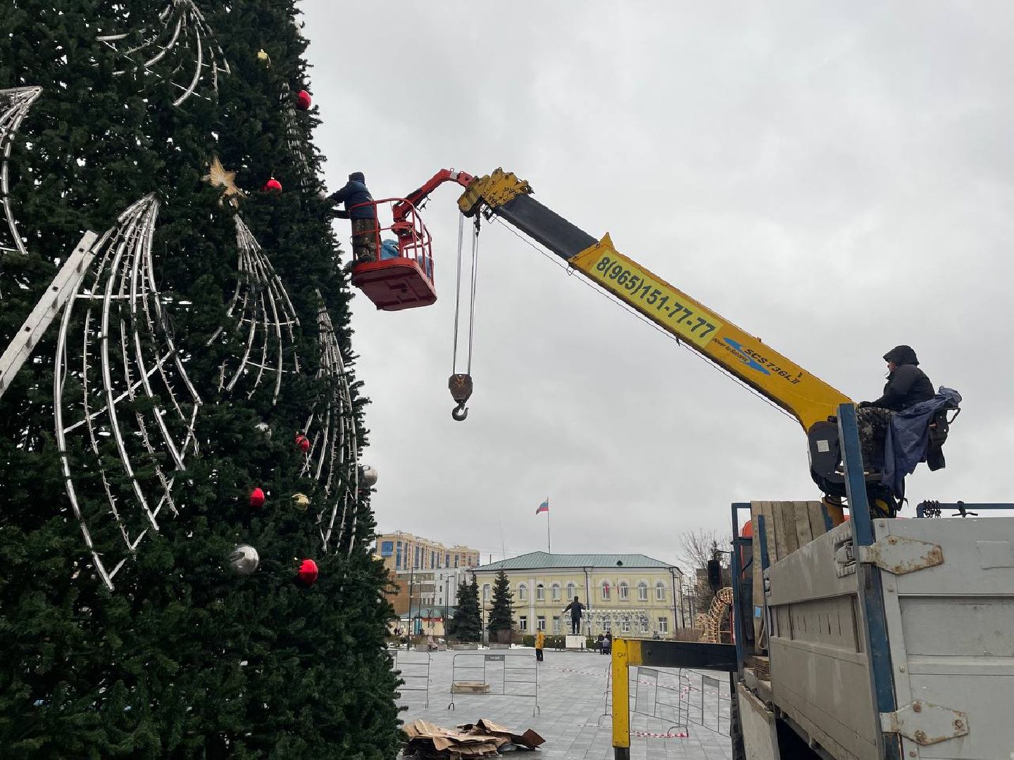 дмитров, советская площадь, зима в подмосковье, вертикалки,