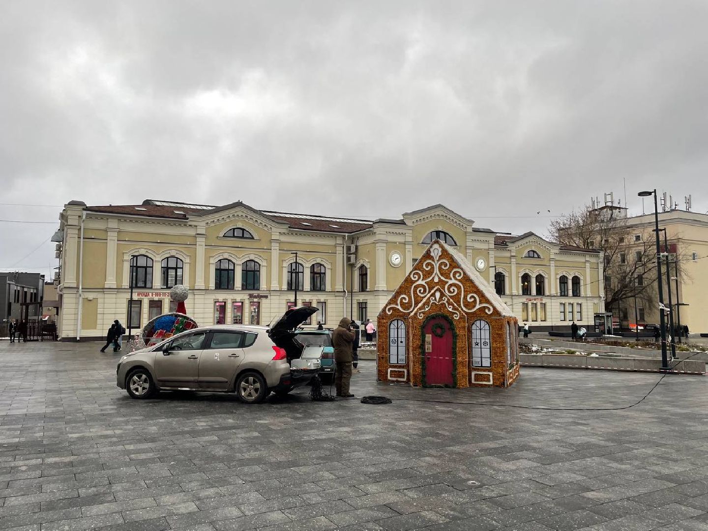 дмитров, советская площадь, зима в подмосковье, вертикалки,