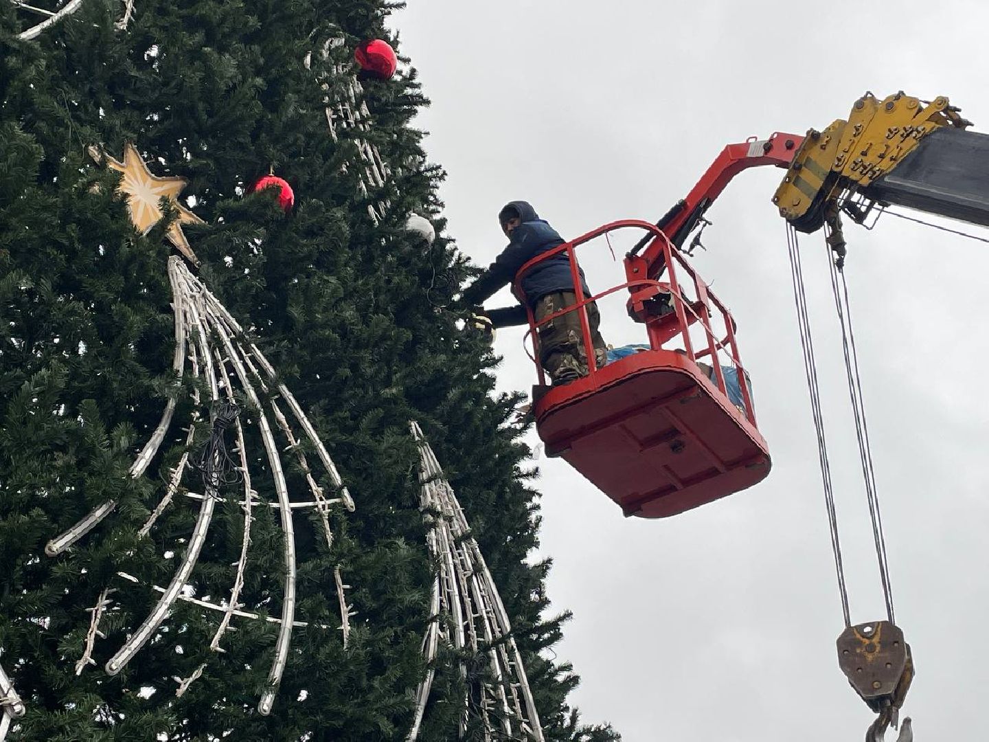 дмитров, советская площадь, зима в подмосковье, вертикалки,