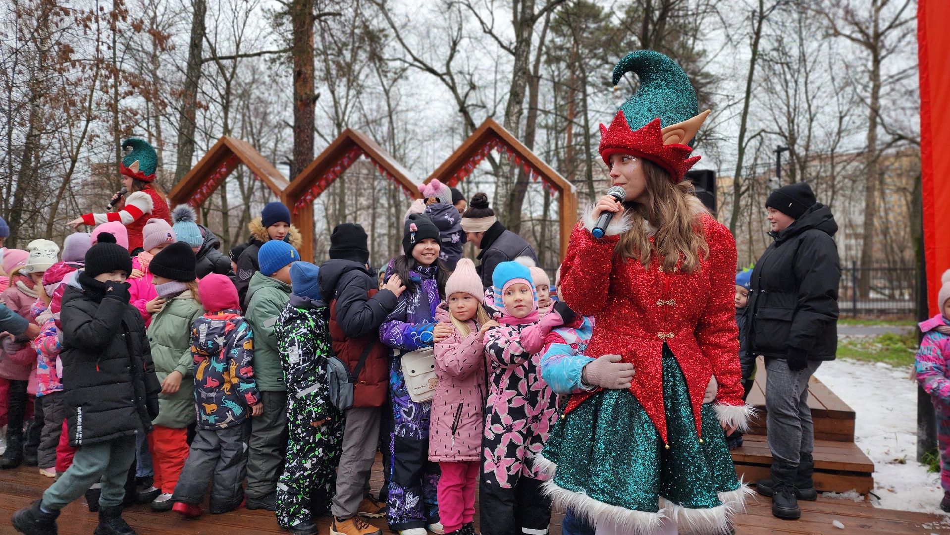 зимний сезон, зима в Подмосковье, парки Подмосковья, Лосино-Петровский, вертикалки,