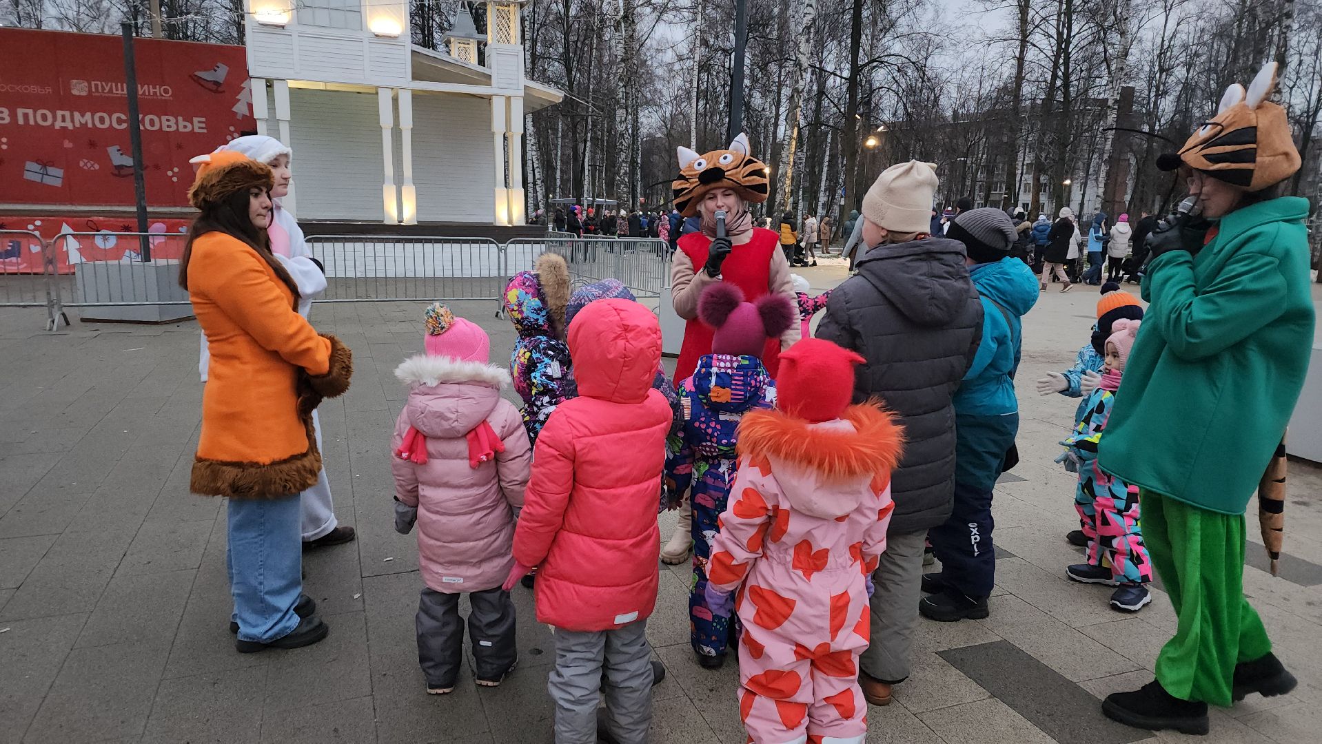 вертикалки, пушкино, анимация, дети, праздник, ёлка, дети и родители, песни, танцы,