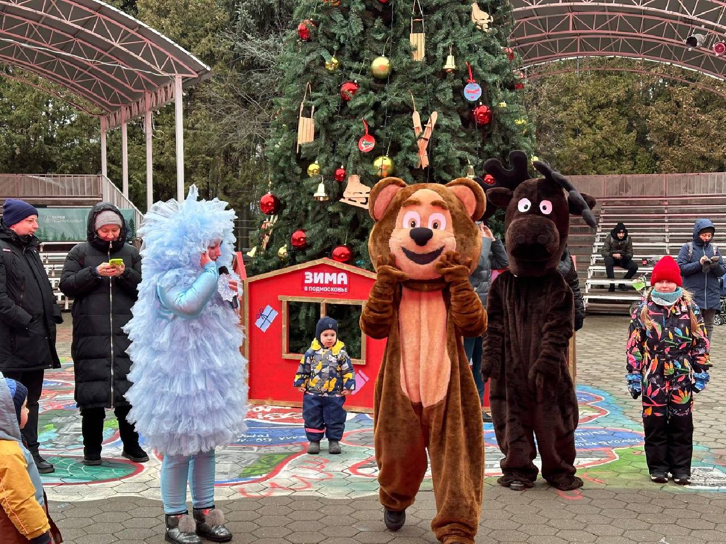 парки домодедово, первый день зимы,дети,