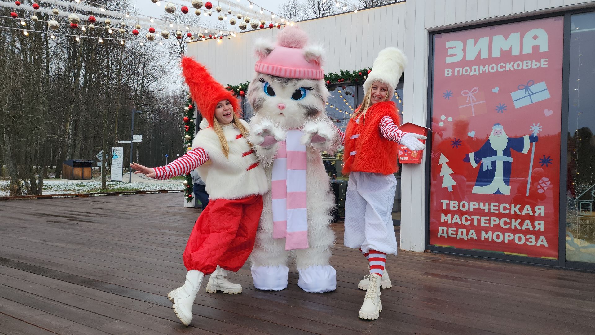 вертикалка, вертикальное видео, электросталь, зимний сезон, зима 2024-2025, дед мороз, дед мороз и снегурочка, открытие зимнего сезона,