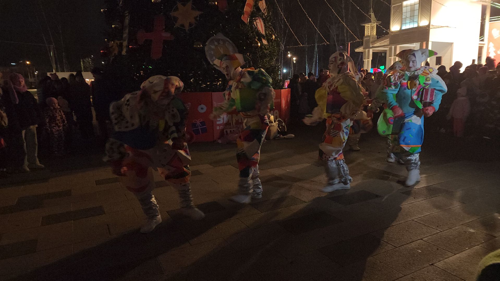 вертикалки, пушкино, центральный парк, зима в подмосковье, концерт, шоу, зрители, театр,