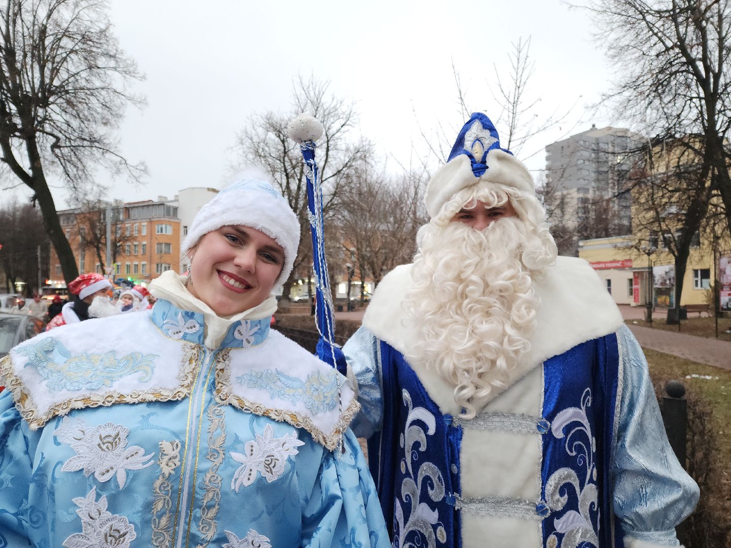 подольск, парк талалихина, зима в подмосковье, парад сказочных героев, вертикалки,