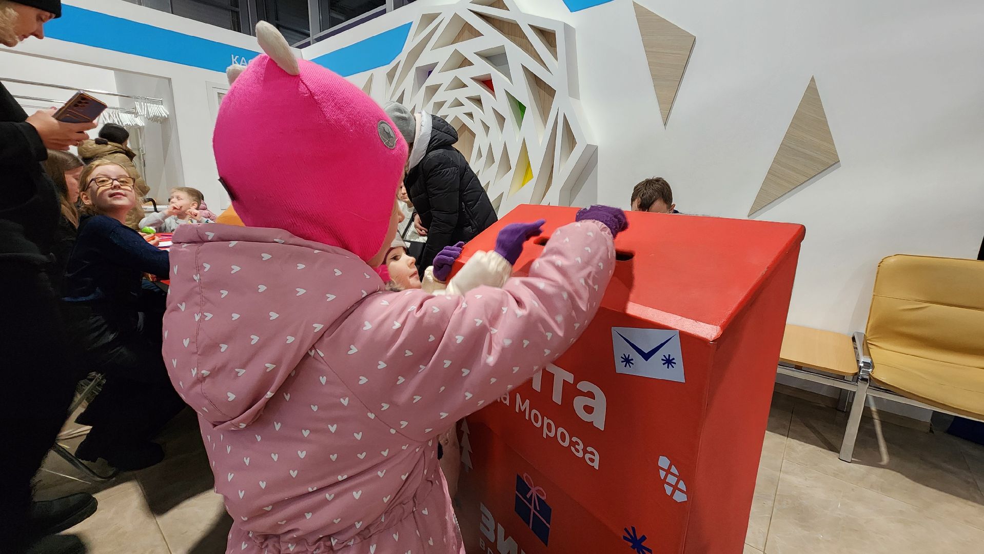 Химки, почта деда мороза, вертикалки, зима в парке, зима в подмосковье, парк толстого,