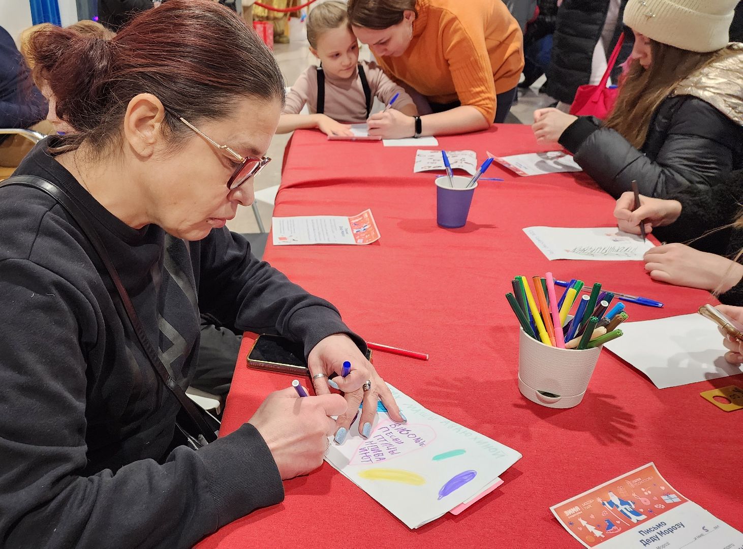 Химки, почта деда мороза, вертикалки, зима в парке, зима в подмосковье, парк толстого,
