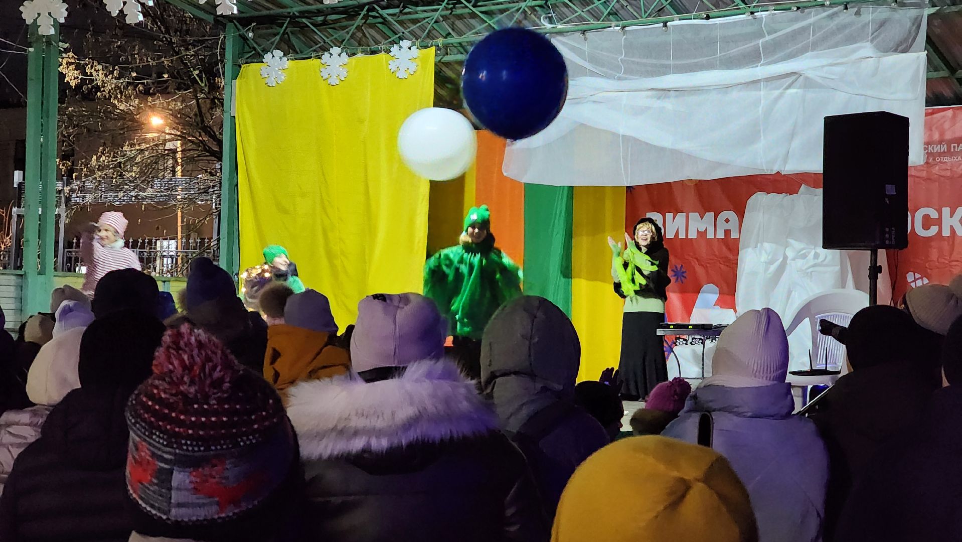 зима в подмосковье, ступино, парк михнево, вертикалки,