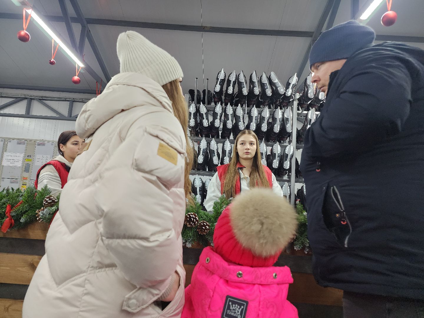 зима в подмосковье, Московская область, Егорьевск, Подмосковье, Каток, каток в парке,