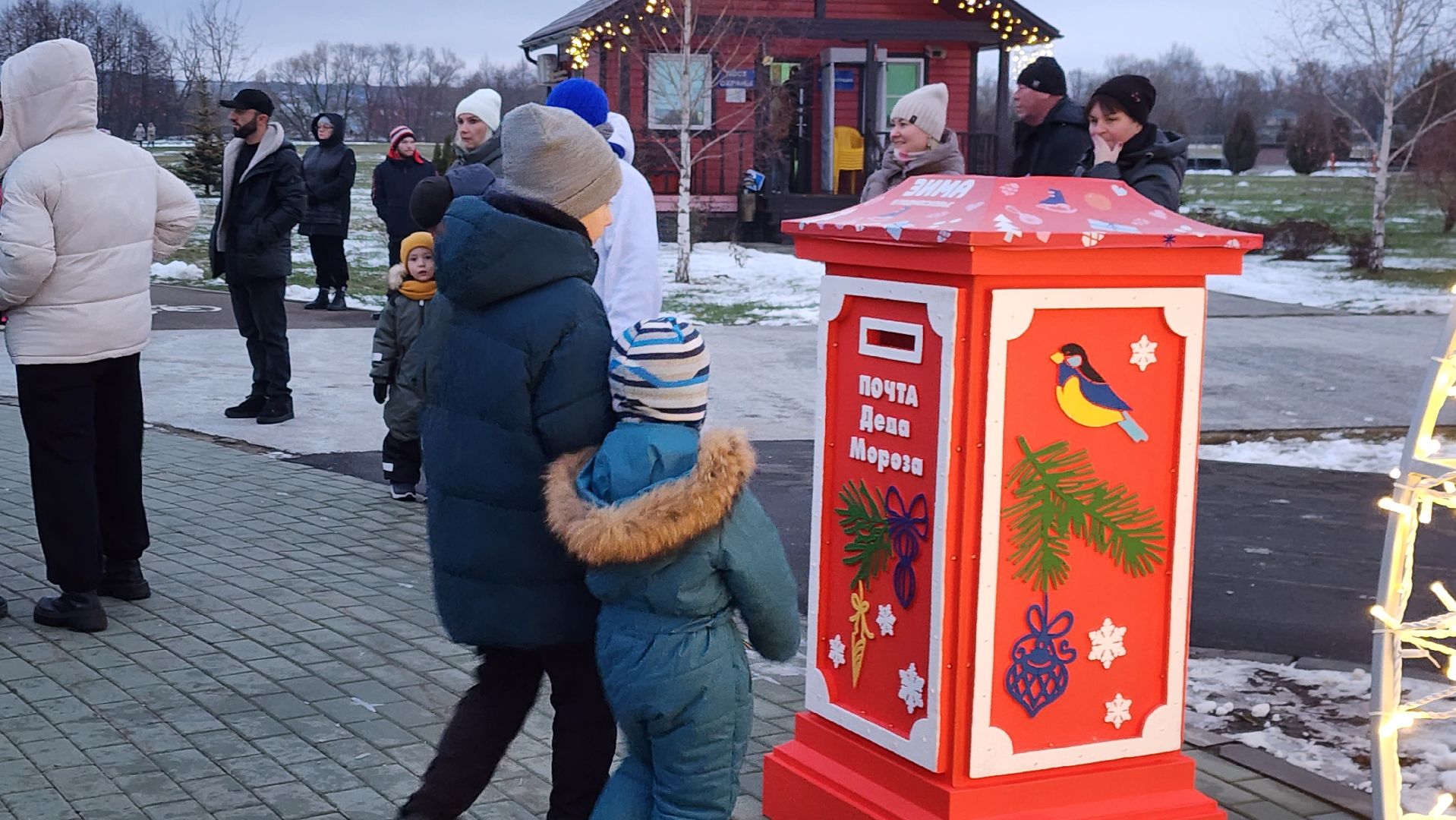 Серебряные Пруды, ПКиО Серебряный, Почта Деда Мороза, открытие зимнего сезона, вертикалки,
