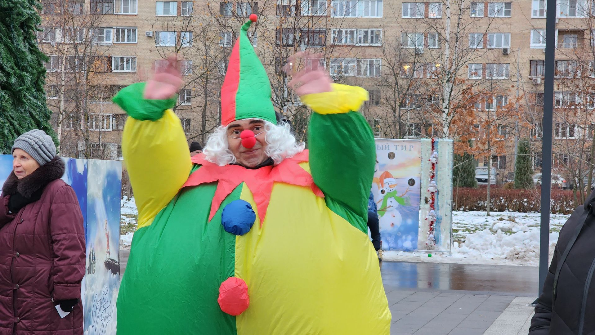 Зима, зима в подмосковье, Лобня, вертикалки,