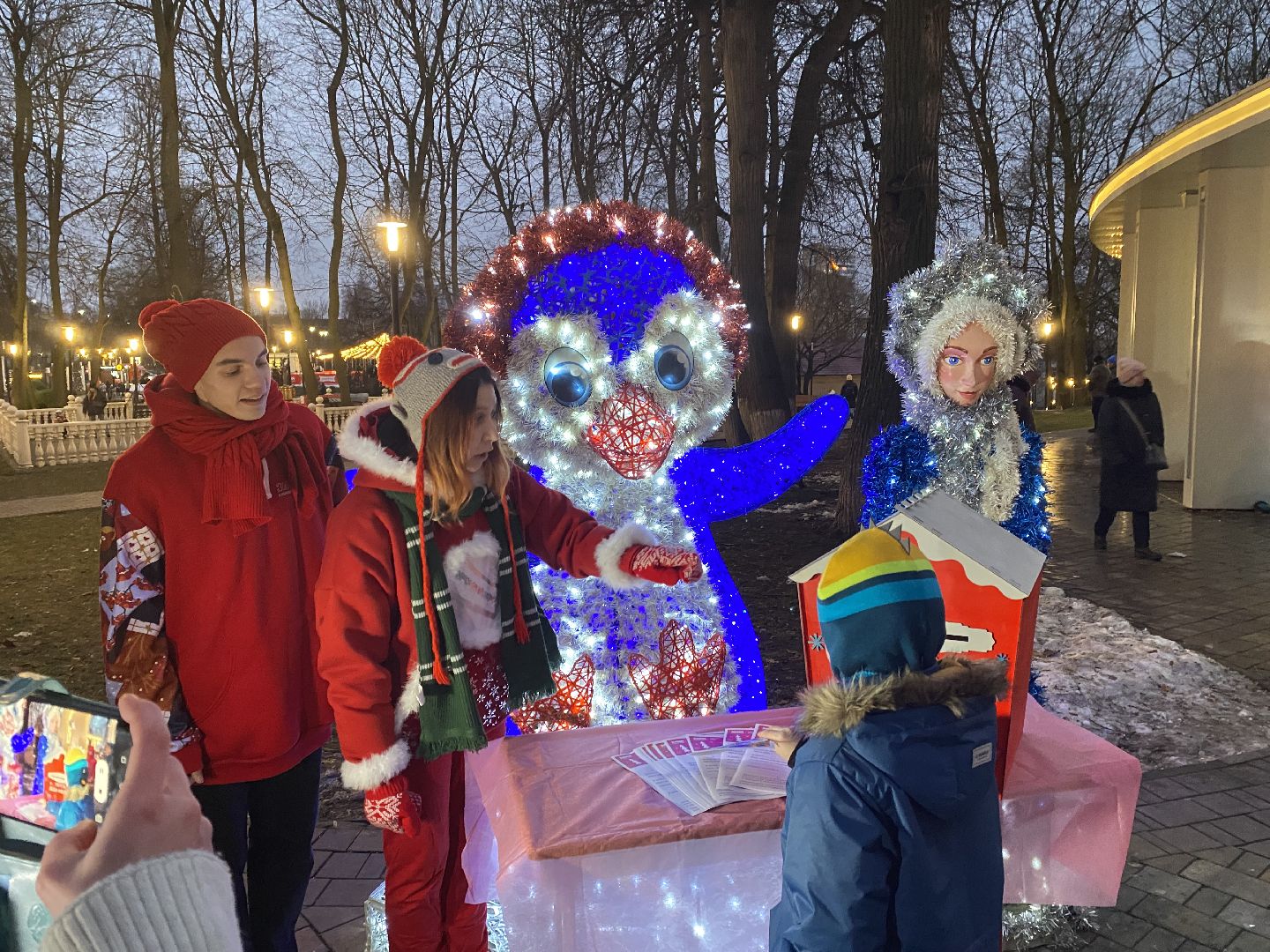 подольск, праздник, парк талалихина, почта деда мороза, вертикалки,