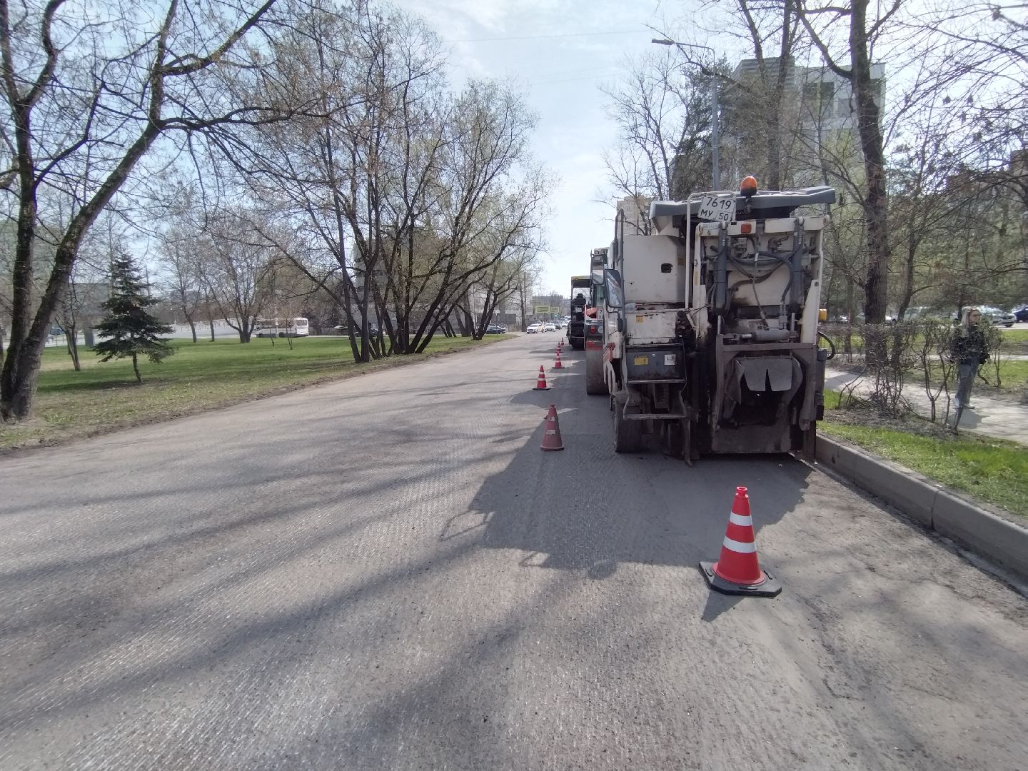 ремонт дорог, Мытищи, Минтранс, Олимпийский проспект, Силикатная