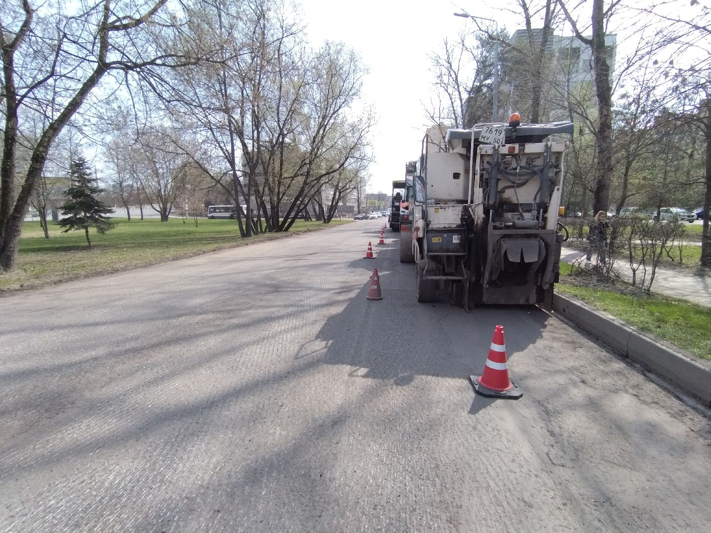 ремонт дорог, Мытищи, Минтранс, Олимпийский проспект, Силикатная