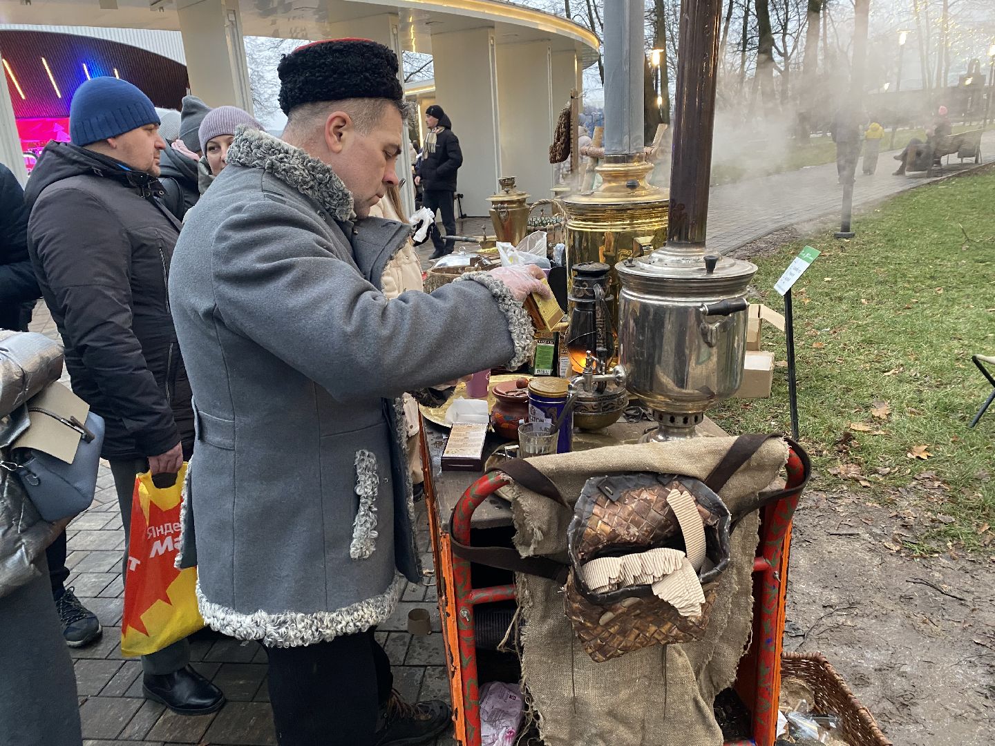 подольск, праздник, самовар, чай с баранками, парк талалихина, вертикалки,