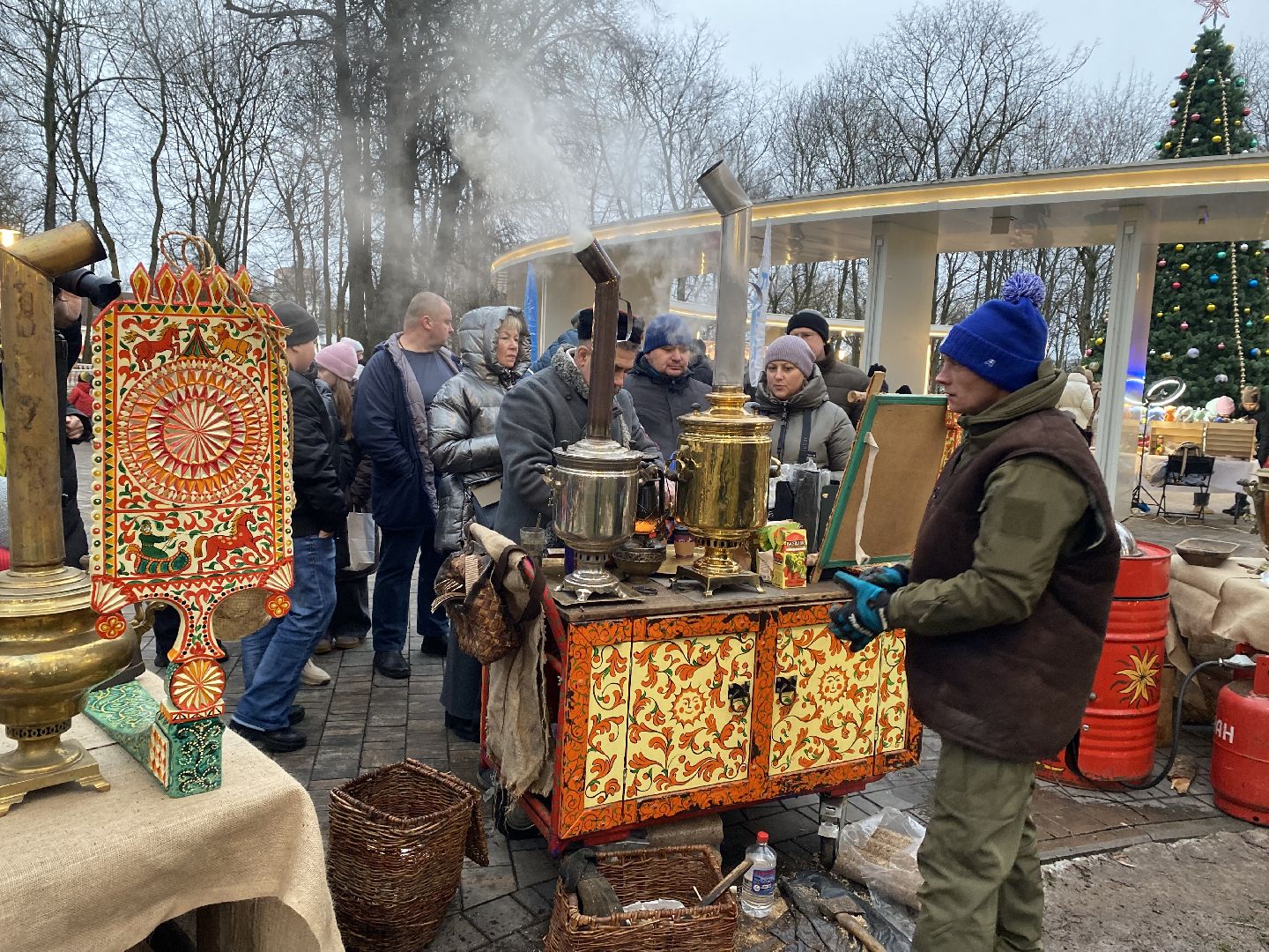 подольск, праздник, самовар, чай с баранками, парк талалихина, вертикалки,