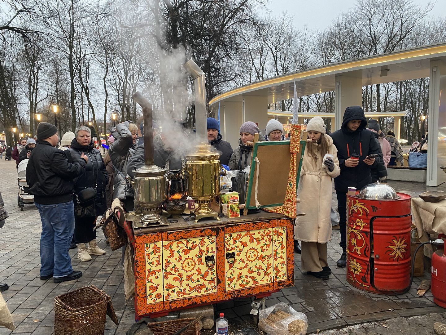 подольск, праздник, самовар, чай с баранками, парк талалихина, вертикалки,