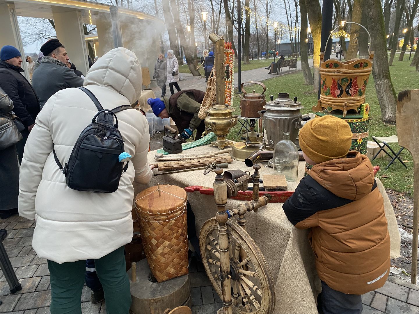 подольск, праздник, самовар, чай с баранками, парк талалихина, вертикалки,