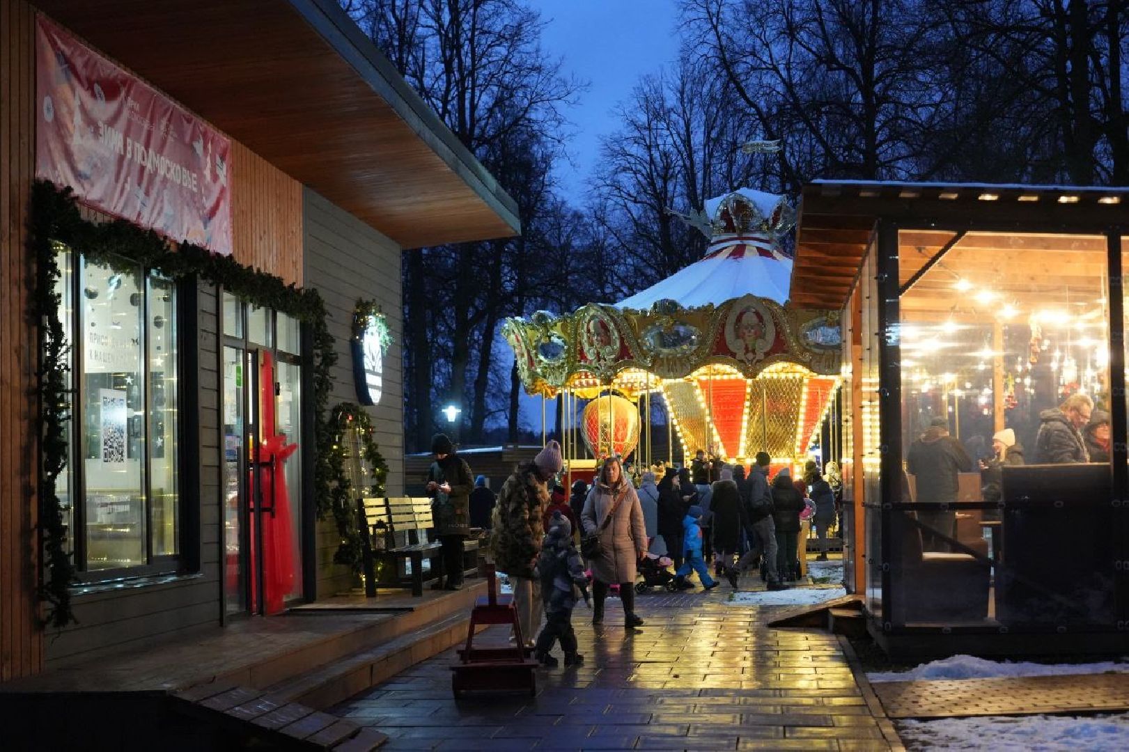 Сергиев Посад, Парки МО, Зима в Подмосковье, вертикалки,