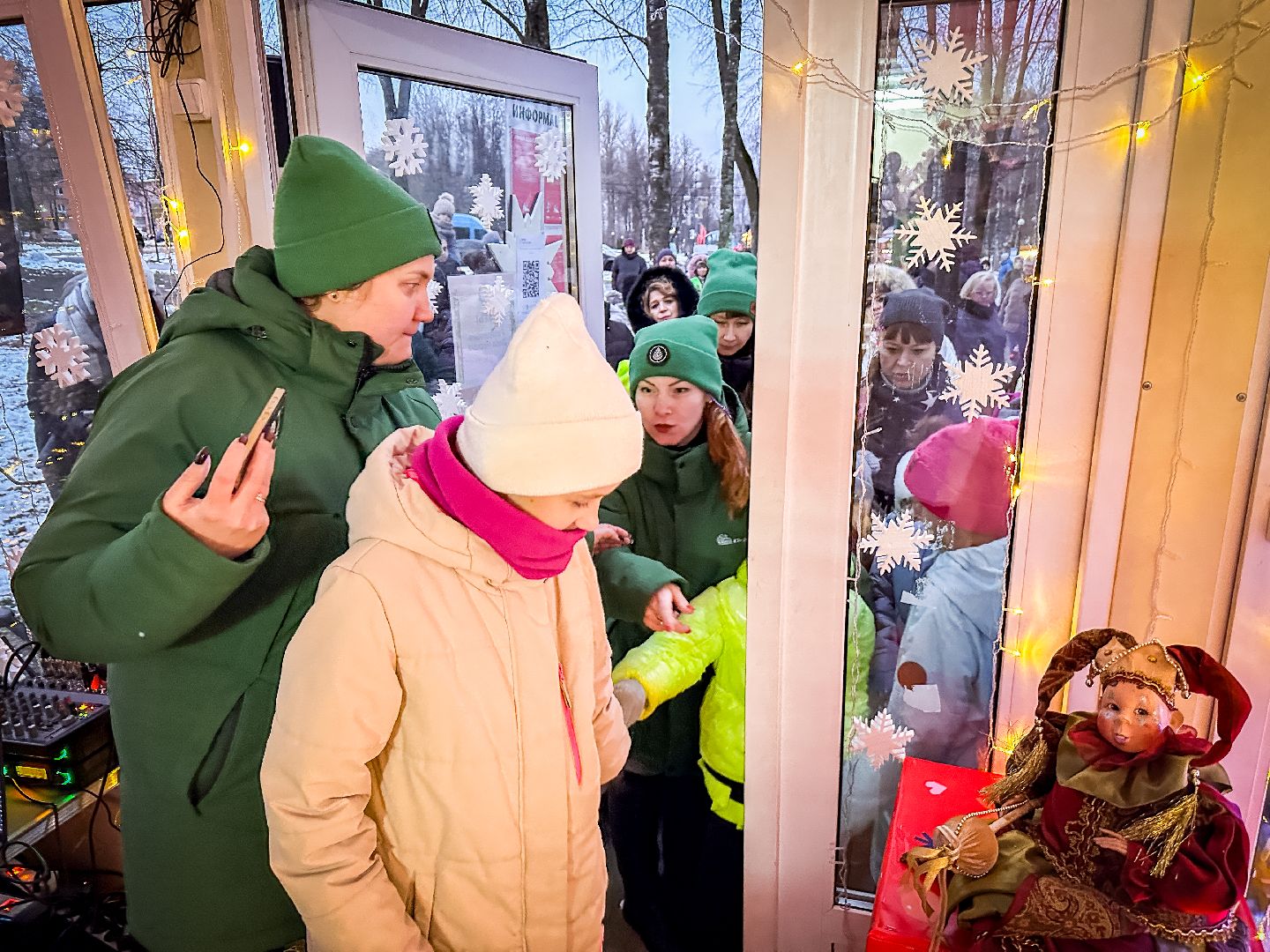 Клин, общество, культура, зима в подмосковье, резиденция деда мороза, вертикалки,