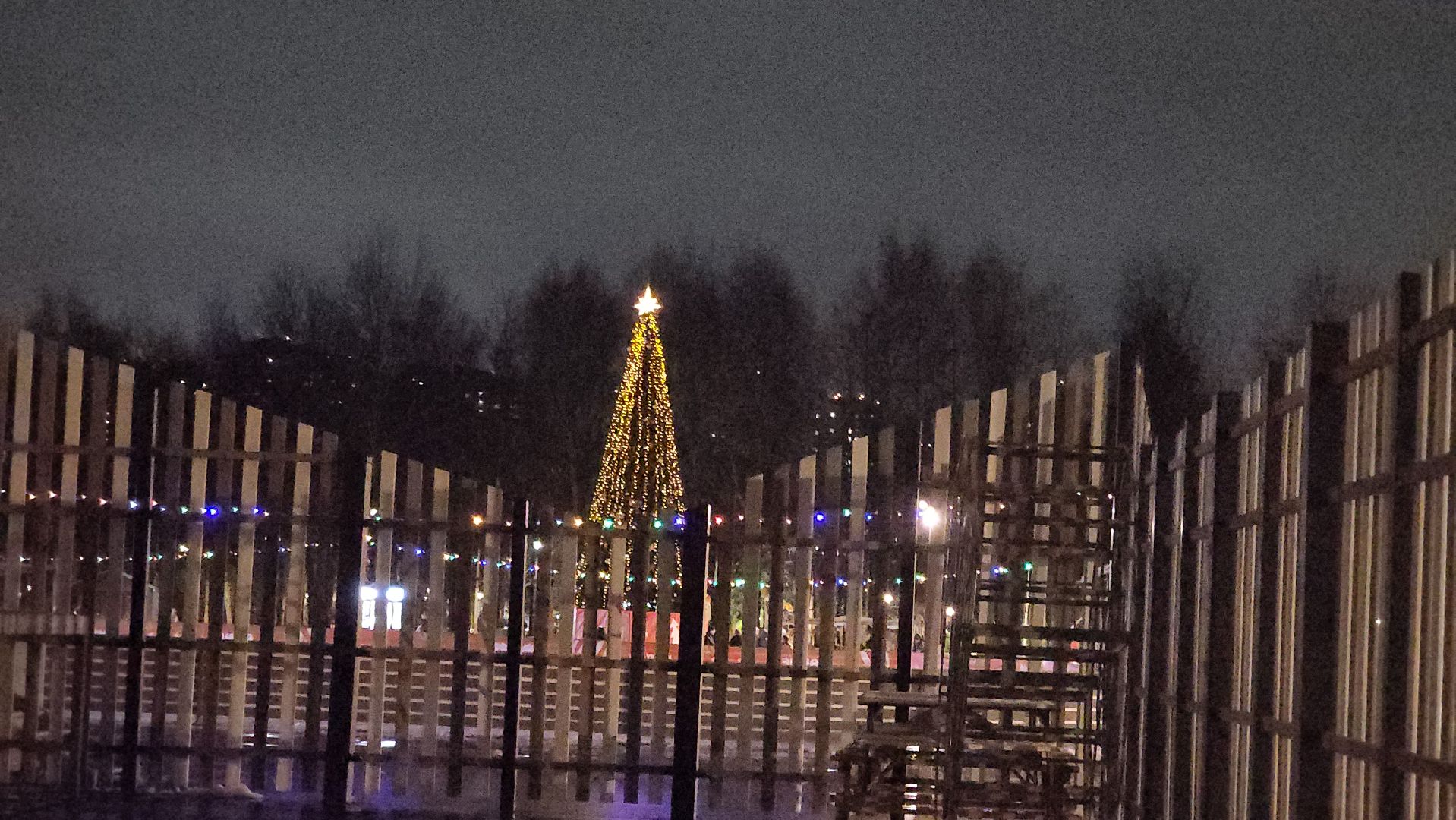 долгопрудный, зима, праздник, Зима в Подмосковье, вертикалки,