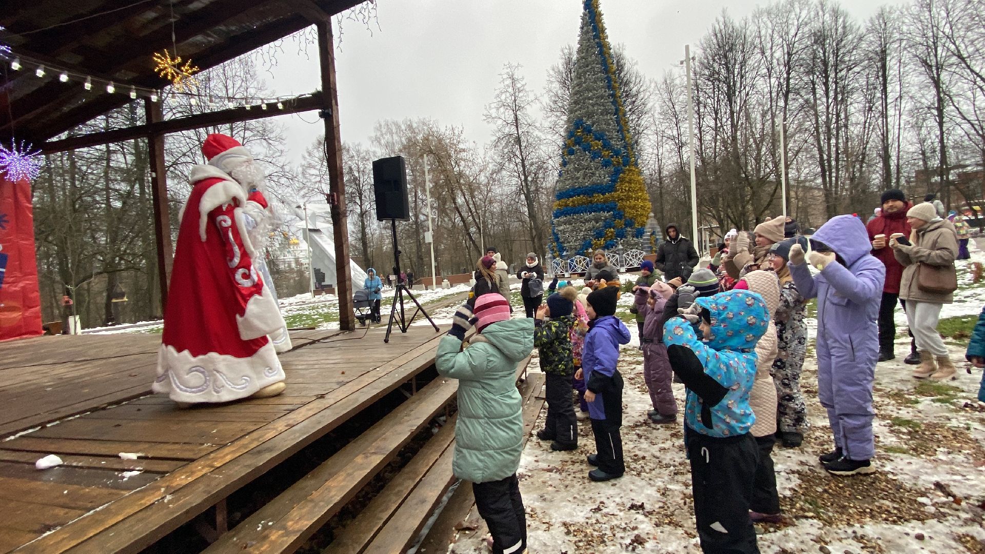зима в подмосковье, Парк, Дети, вертикалки,