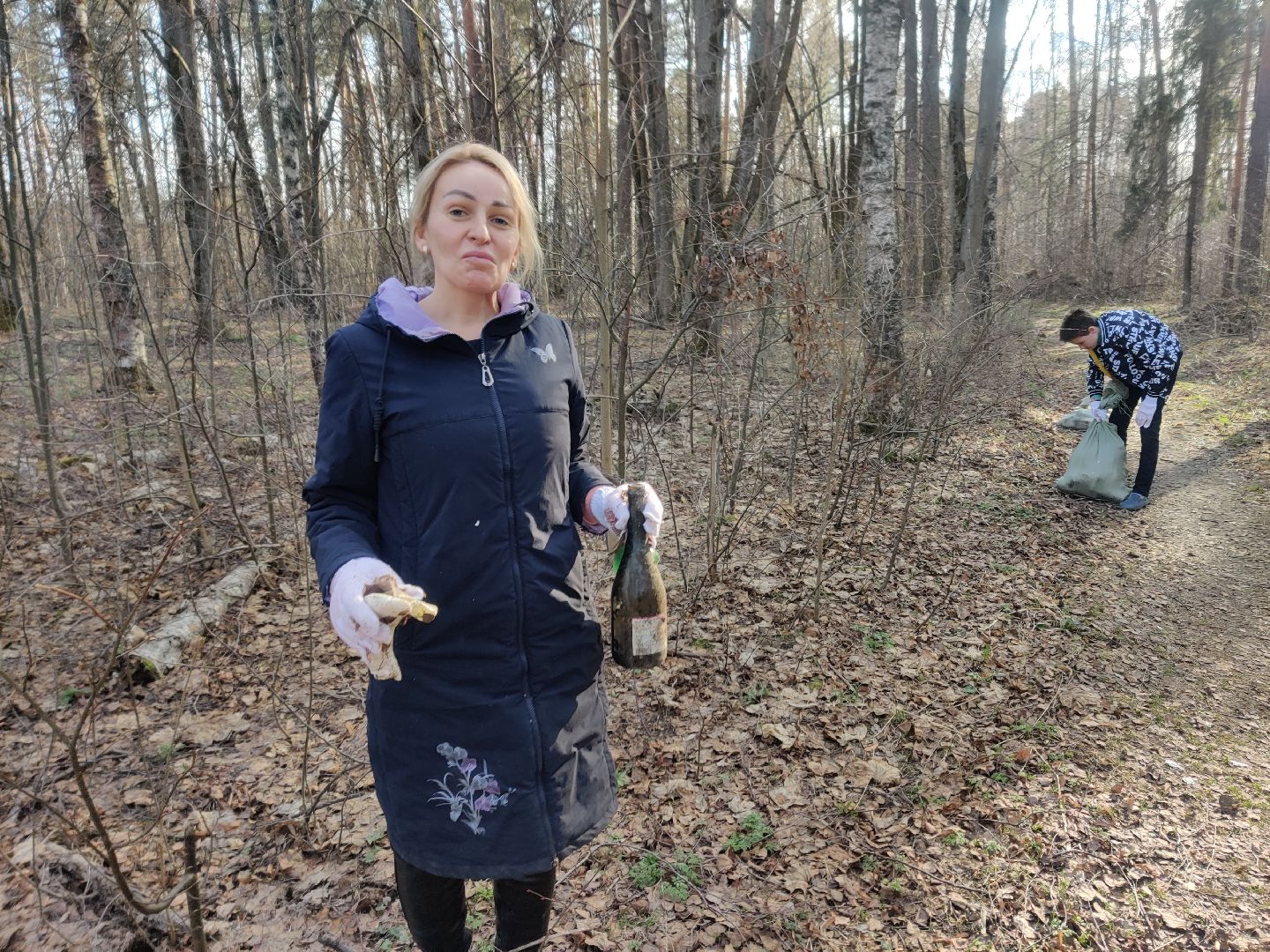 Красноармейск, Пушкинский, уборка, лесопарк, инициатива жителей