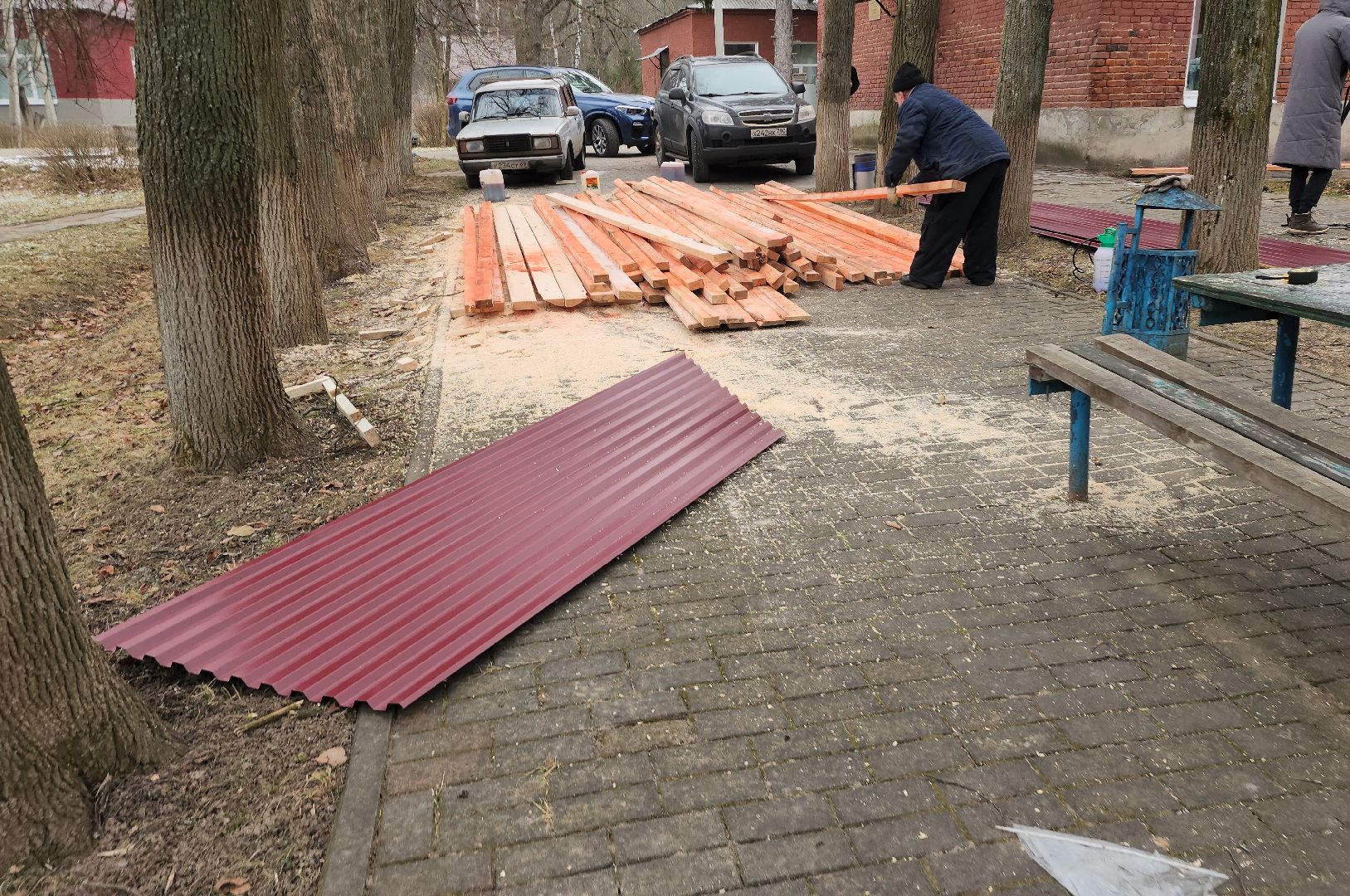 серпухов, поселок пролетарский, замена кровли, стационар, серпуховская больница, медицина, вертикалки,