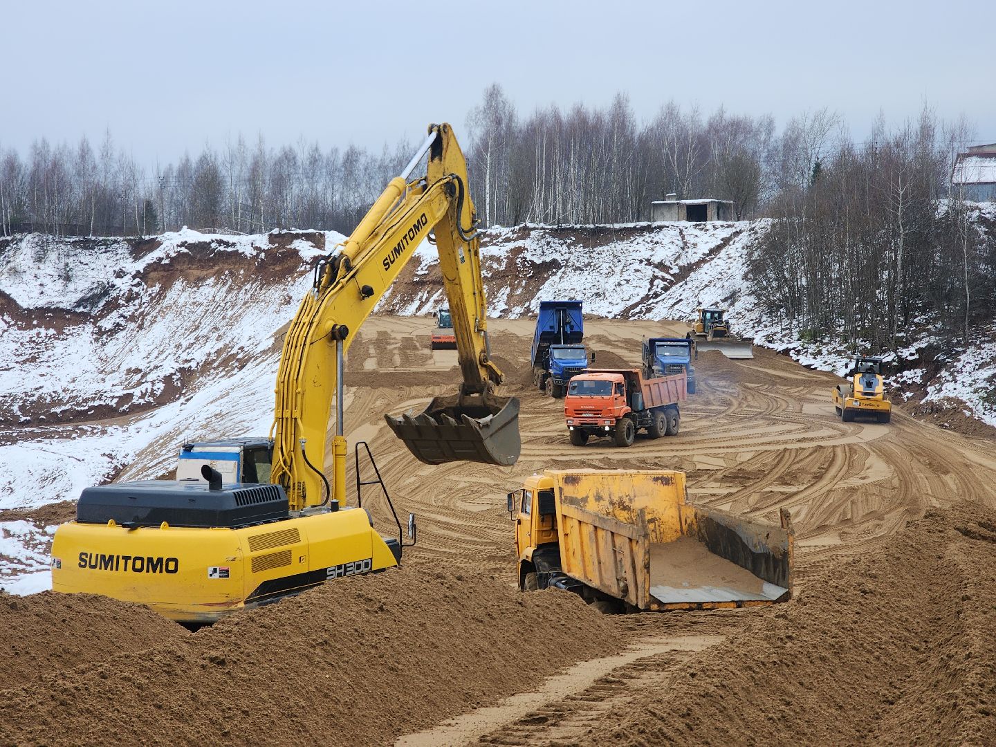 руза, тучково, строительство дороги, объездная дорога, рузский городской округ, московская область, подмосковье, вертикалки,