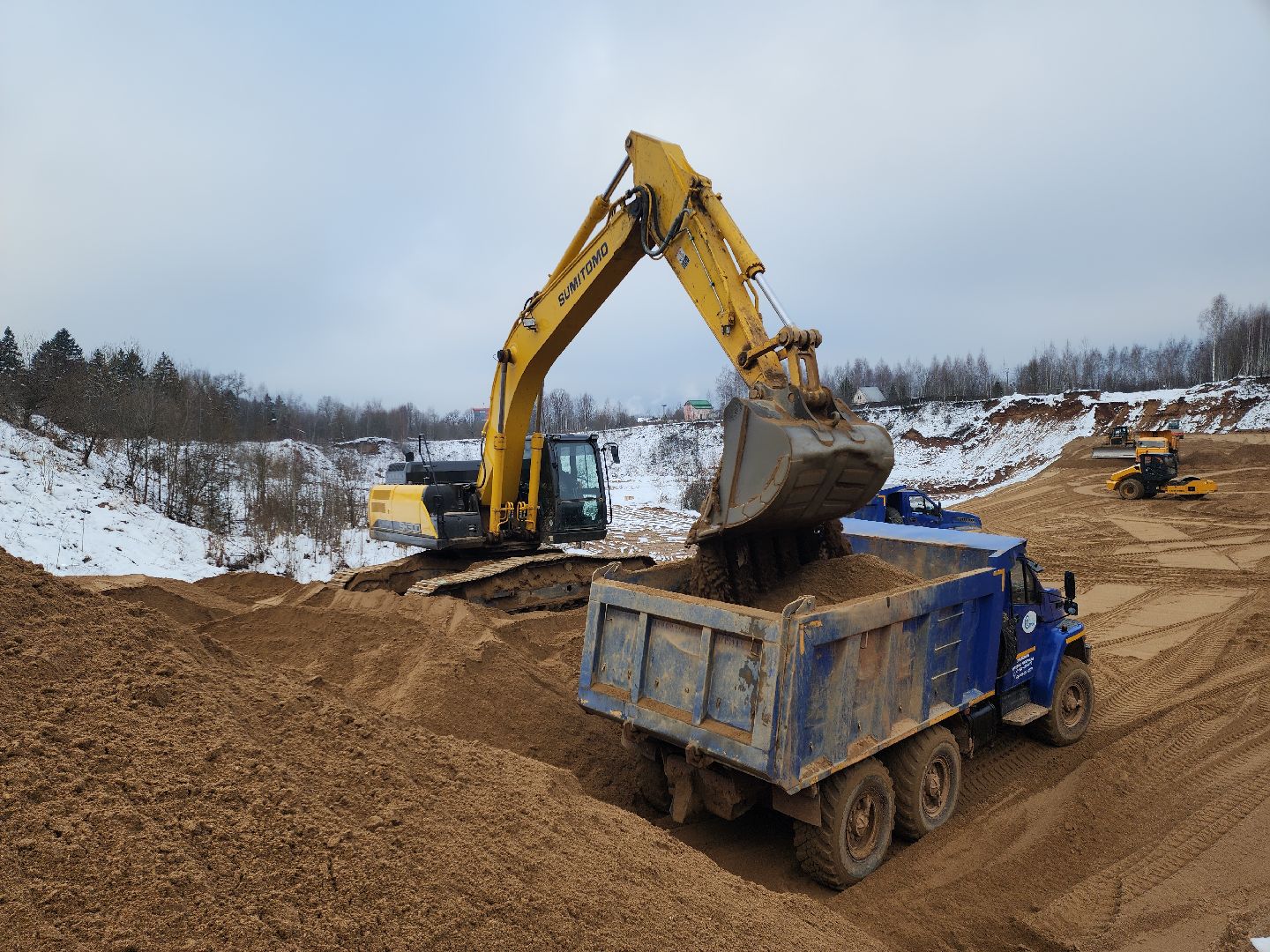 руза, тучково, строительство дороги, объездная дорога, рузский городской округ, московская область, подмосковье, вертикалки,
