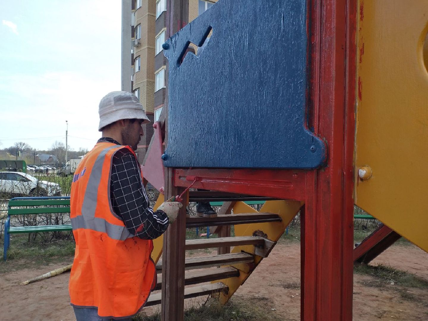 благоустройство, детские площадки, Лосино-Петровский