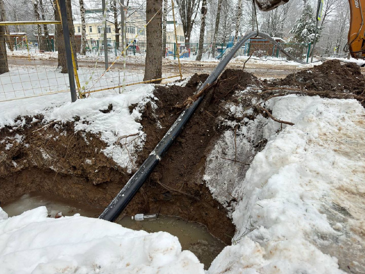 городской округ восход, бригада рабочих, водоснабжение, вертикалки,