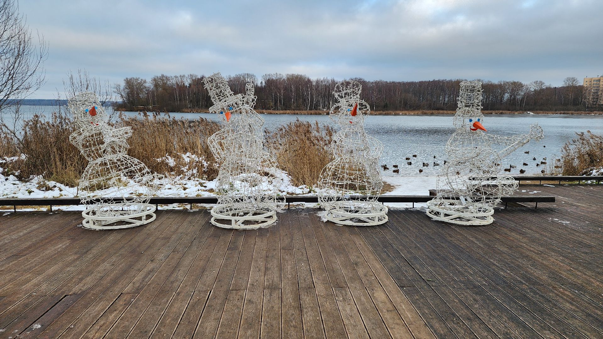 Солнечногорск, вертикалки, зима в парке, зима в подмосковье, новый год,