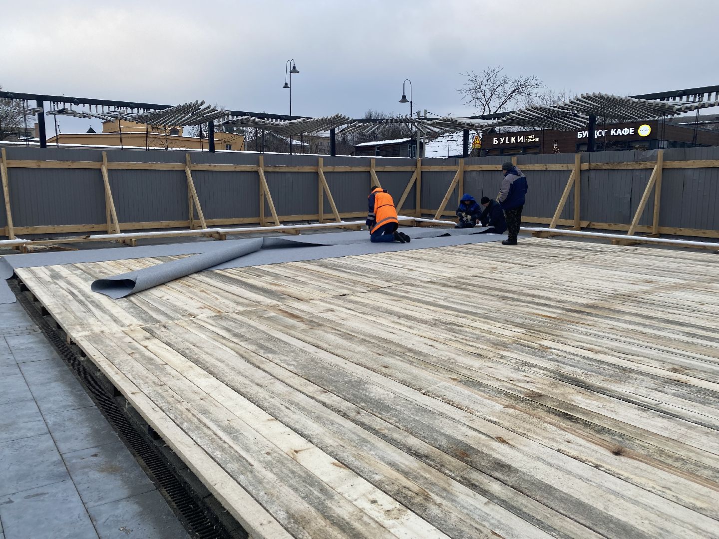 Благоустройство, инсталляция, новый год, Истра, вертикалки,