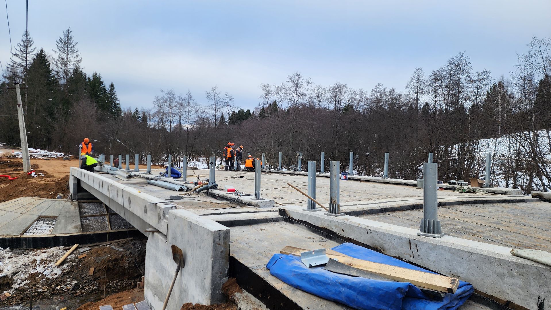 ремонт моста, истра, строительные работы, вертикалки,